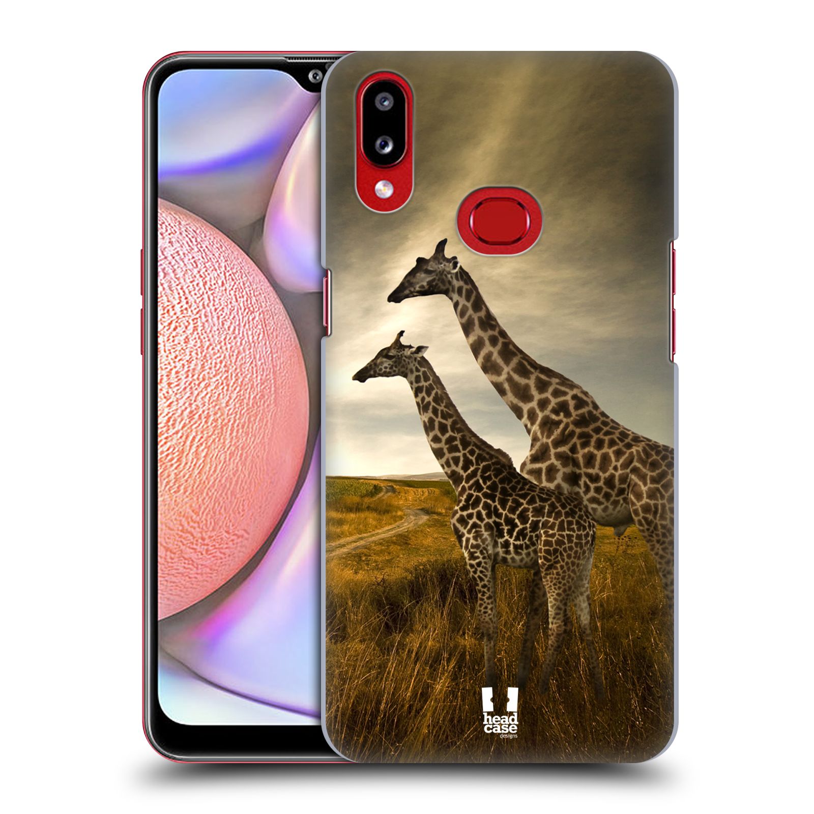 Zadní obal pro mobil Samsung Galaxy A10s - HEAD CASE - Svět zvířat žirafy