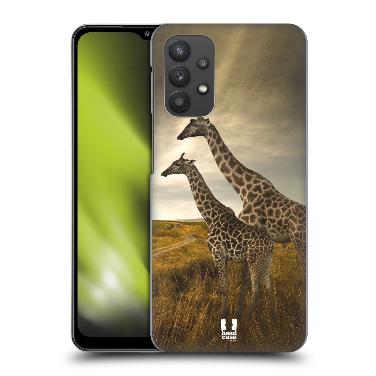 Zadní obal pro mobil Samsung Galaxy A32 5G - HEAD CASE - Svět zvířat žirafy