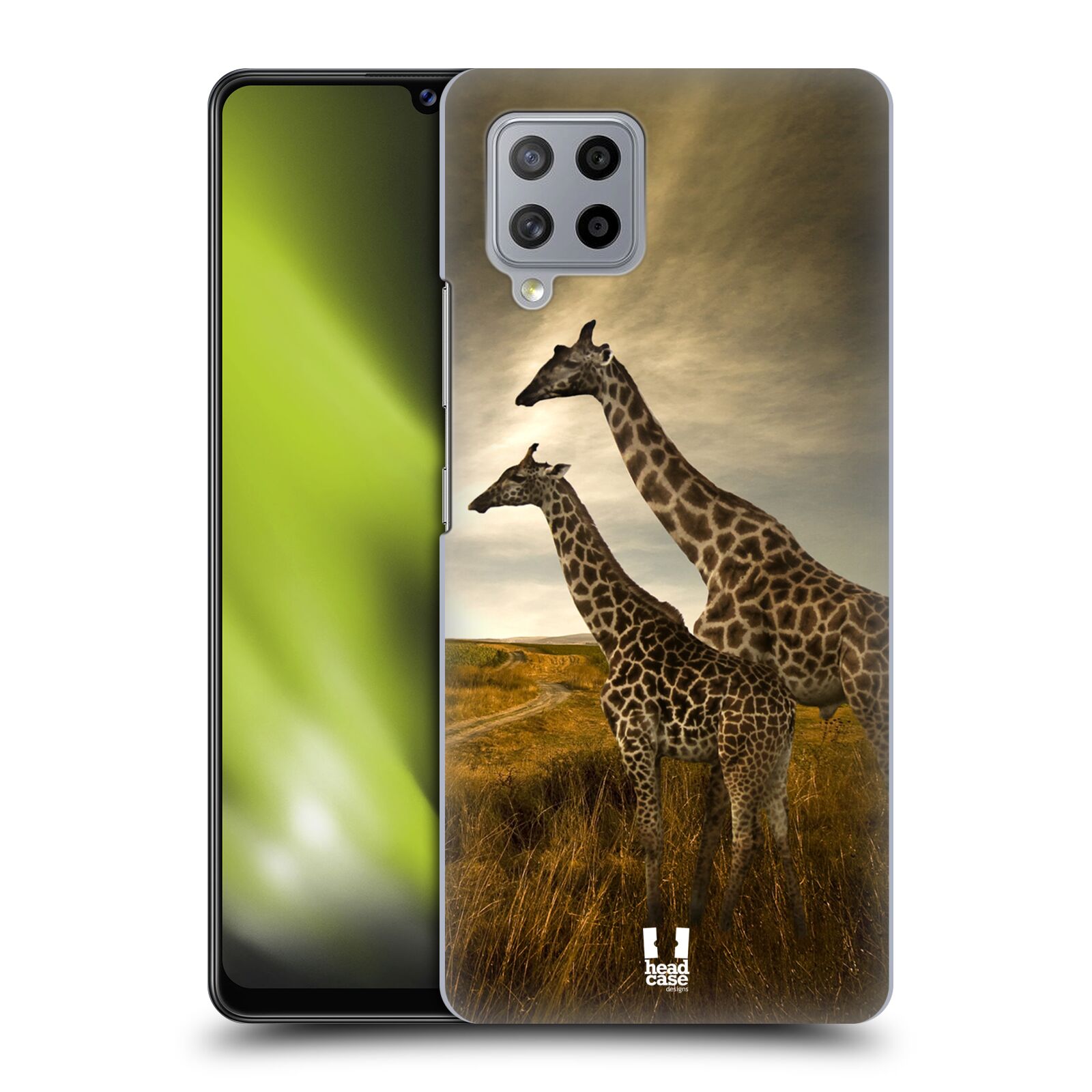 Zadní obal pro mobil Samsung Galaxy A42 5G - HEAD CASE - Svět zvířat žirafy