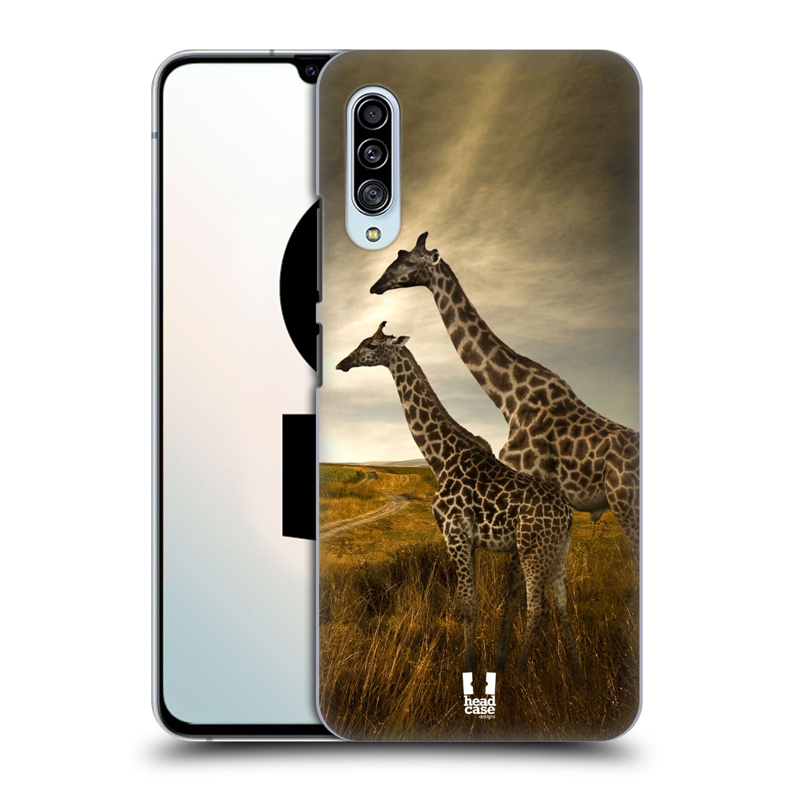 Zadní obal pro mobil Samsung Galaxy A90 5G - HEAD CASE - Svět zvířat žirafy