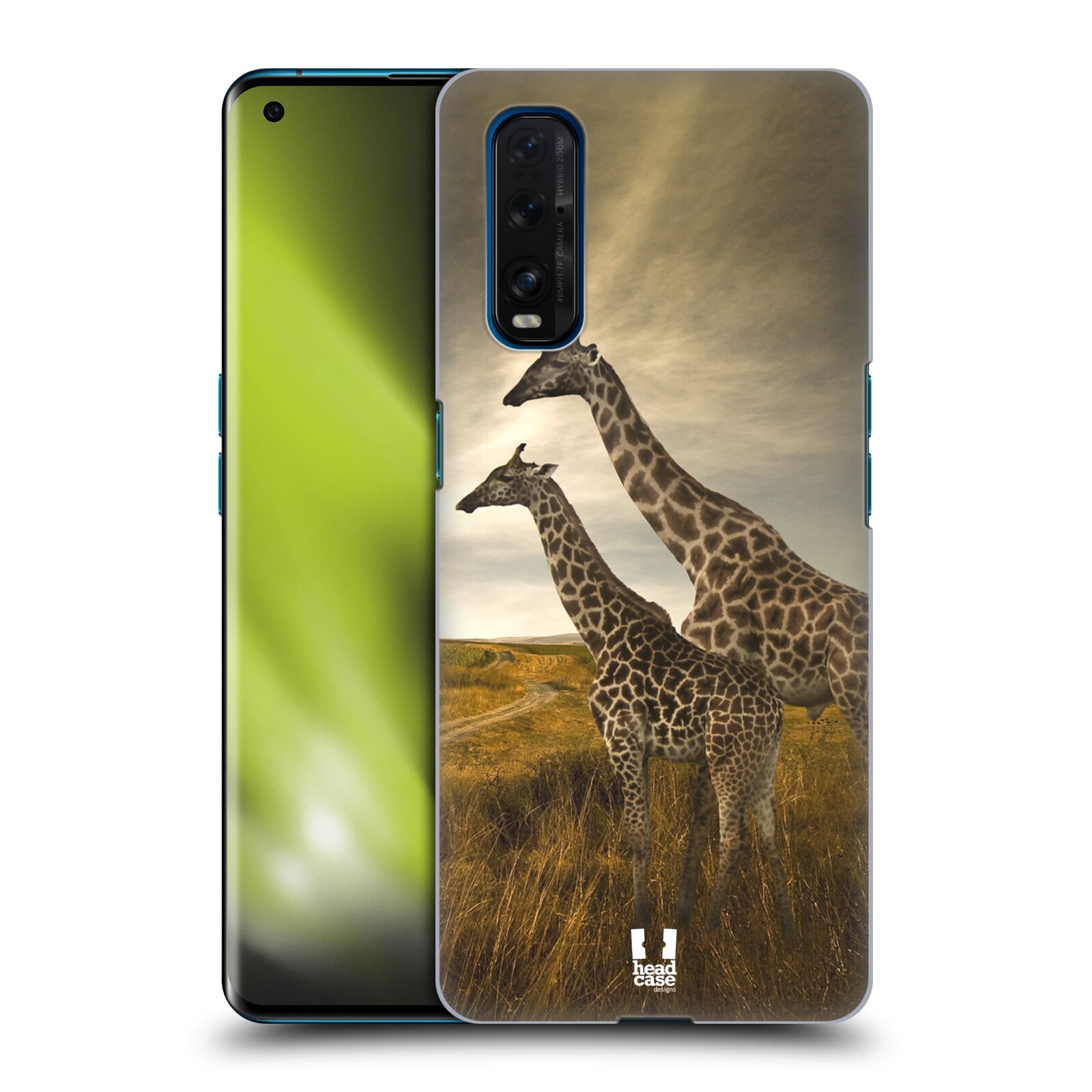 Zadní obal pro mobil Oppo Find X2 - HEAD CASE - Svět zvířat žirafy
