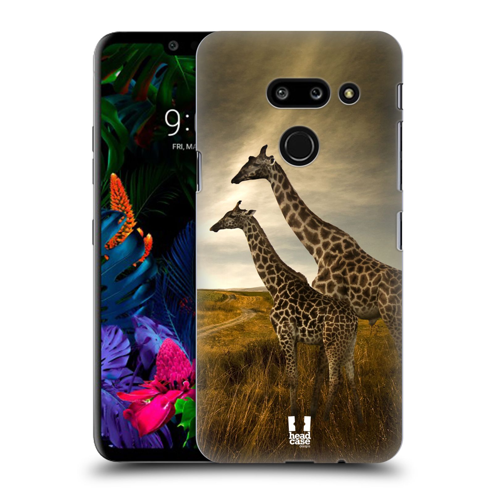 Zadní obal pro mobil LG G8 ThinQ - HEAD CASE - Svět zvířat žirafy