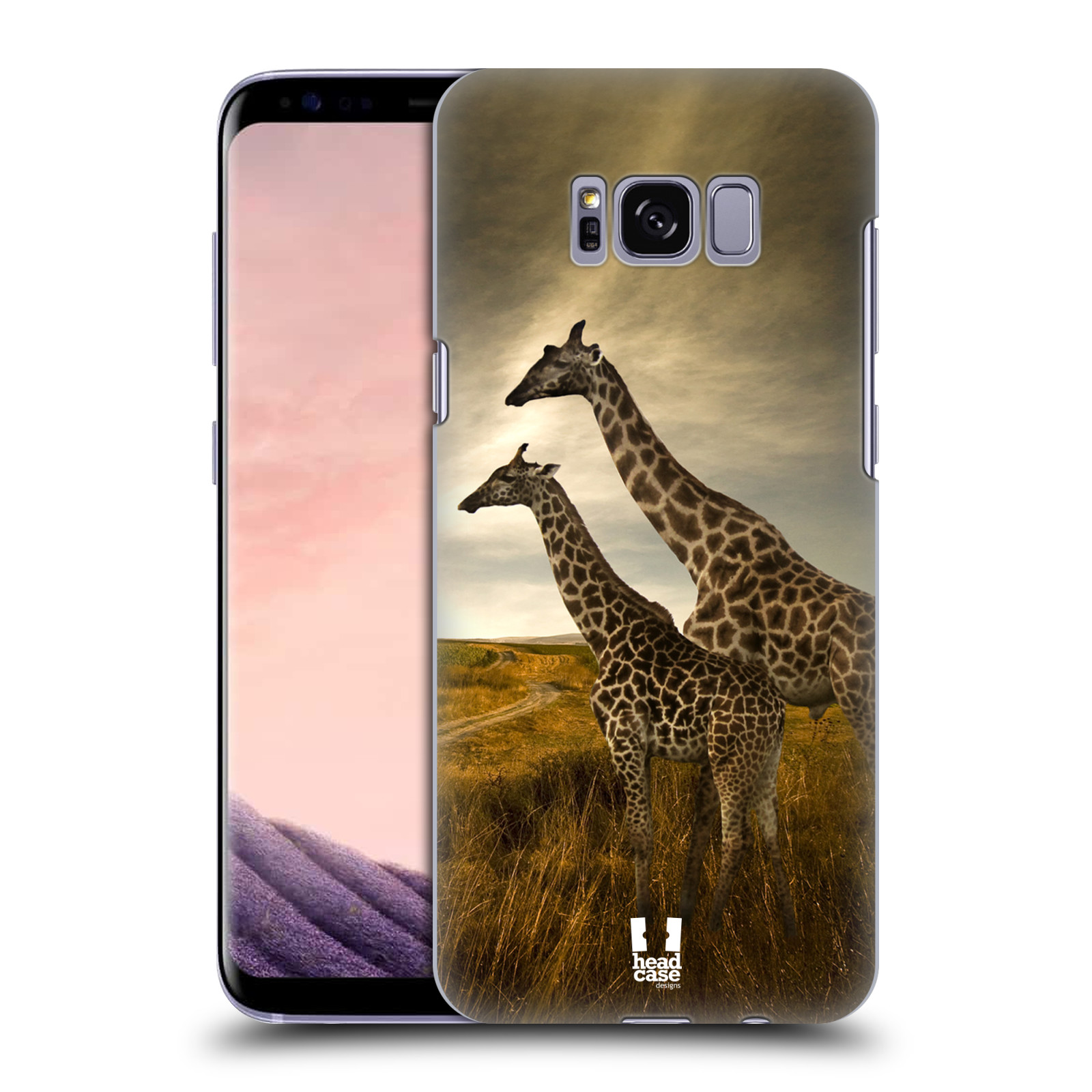 Zadní obal pro mobil Samsung Galaxy S8 - HEAD CASE - Svět zvířat žirafy