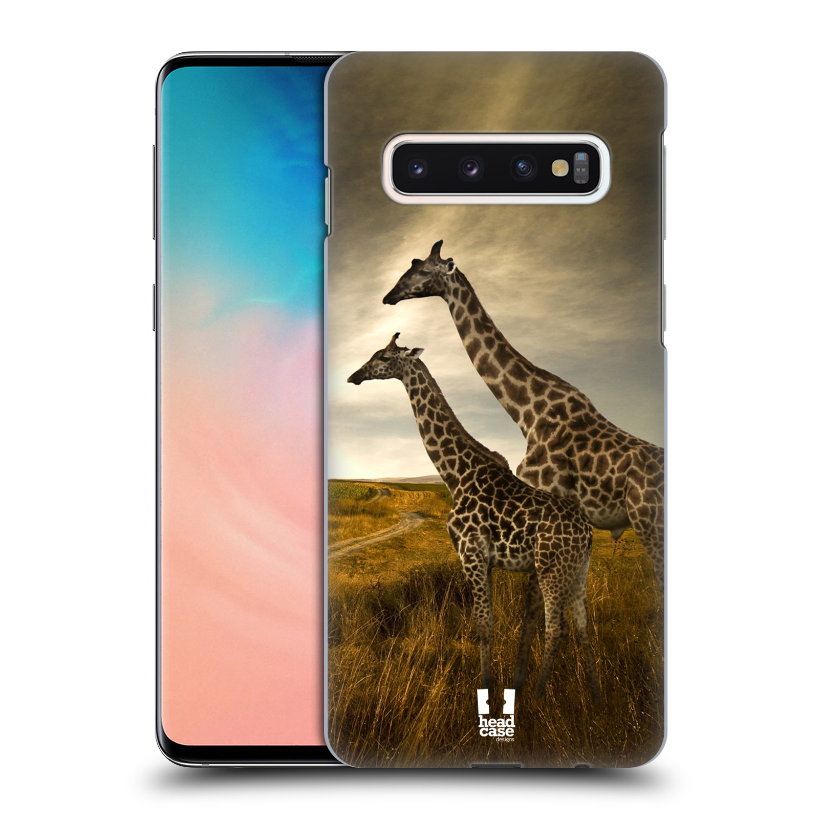 Zadní obal pro mobil Samsung Galaxy S10 - HEAD CASE - Svět zvířat žirafy