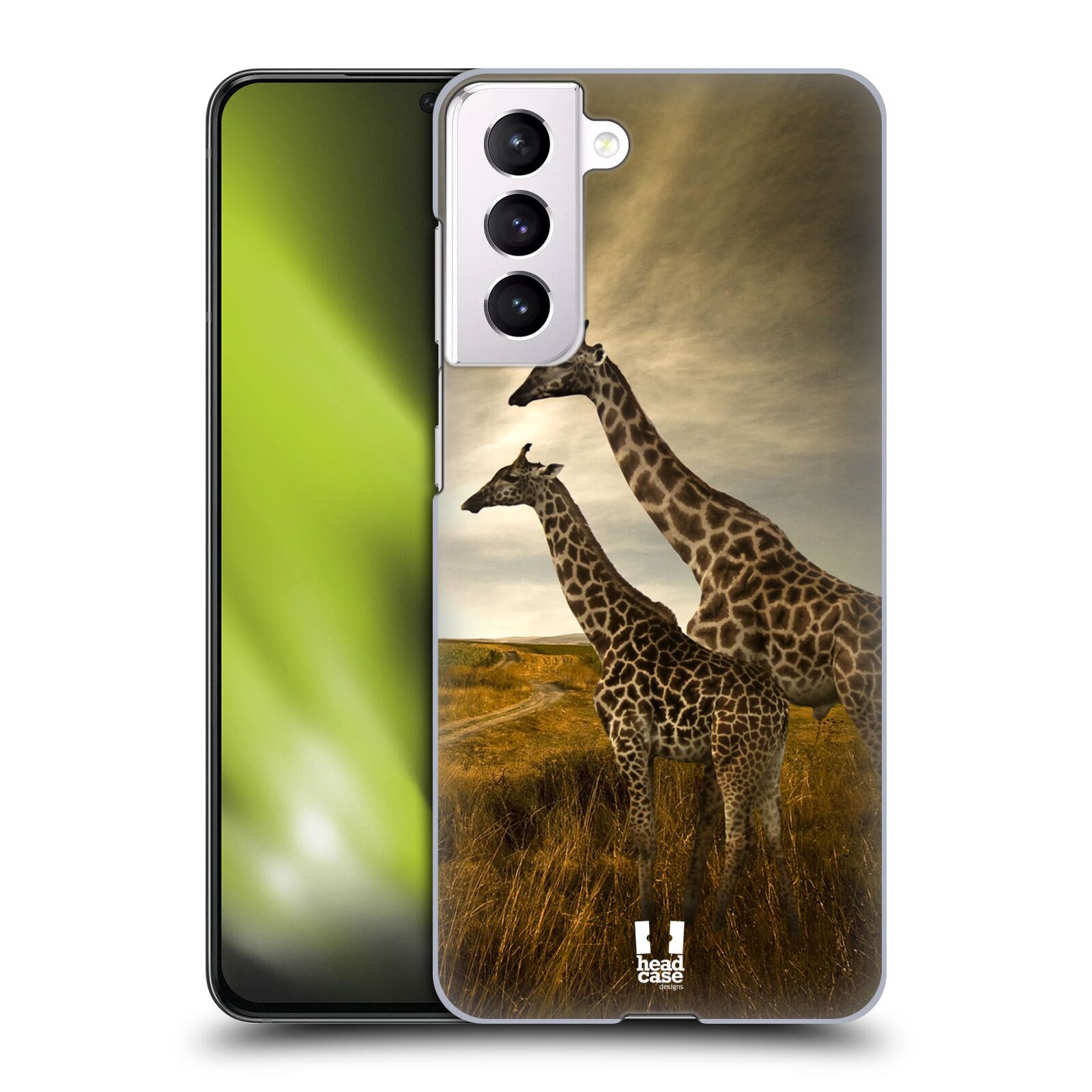 Zadní obal pro mobil Samsung Galaxy S21 / S21 5G - HEAD CASE - Svět zvířat žirafy