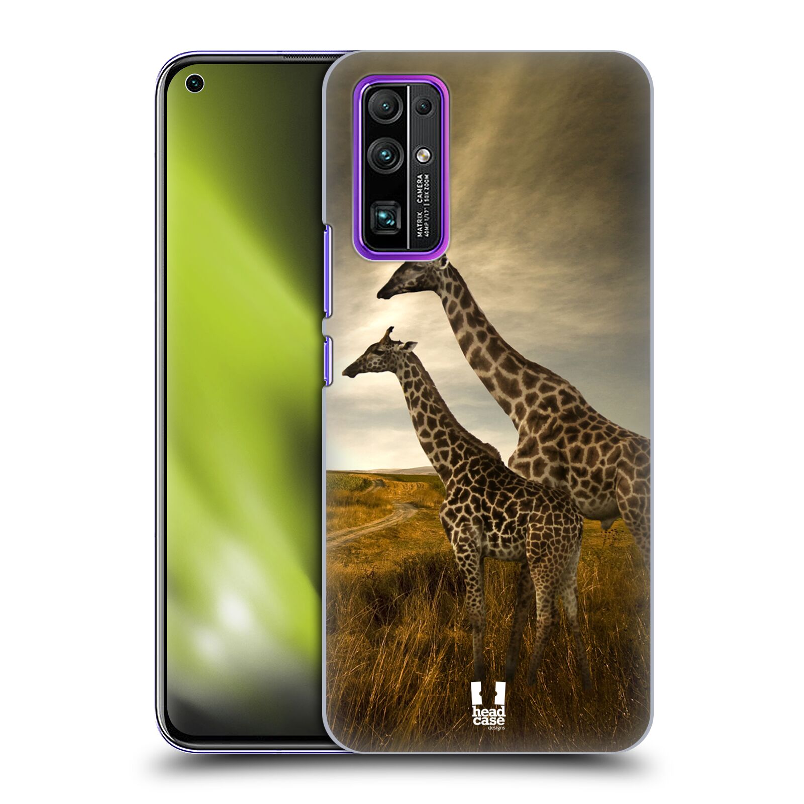 Zadní obal pro mobil Honor 30 - HEAD CASE - Svět zvířat žirafy
