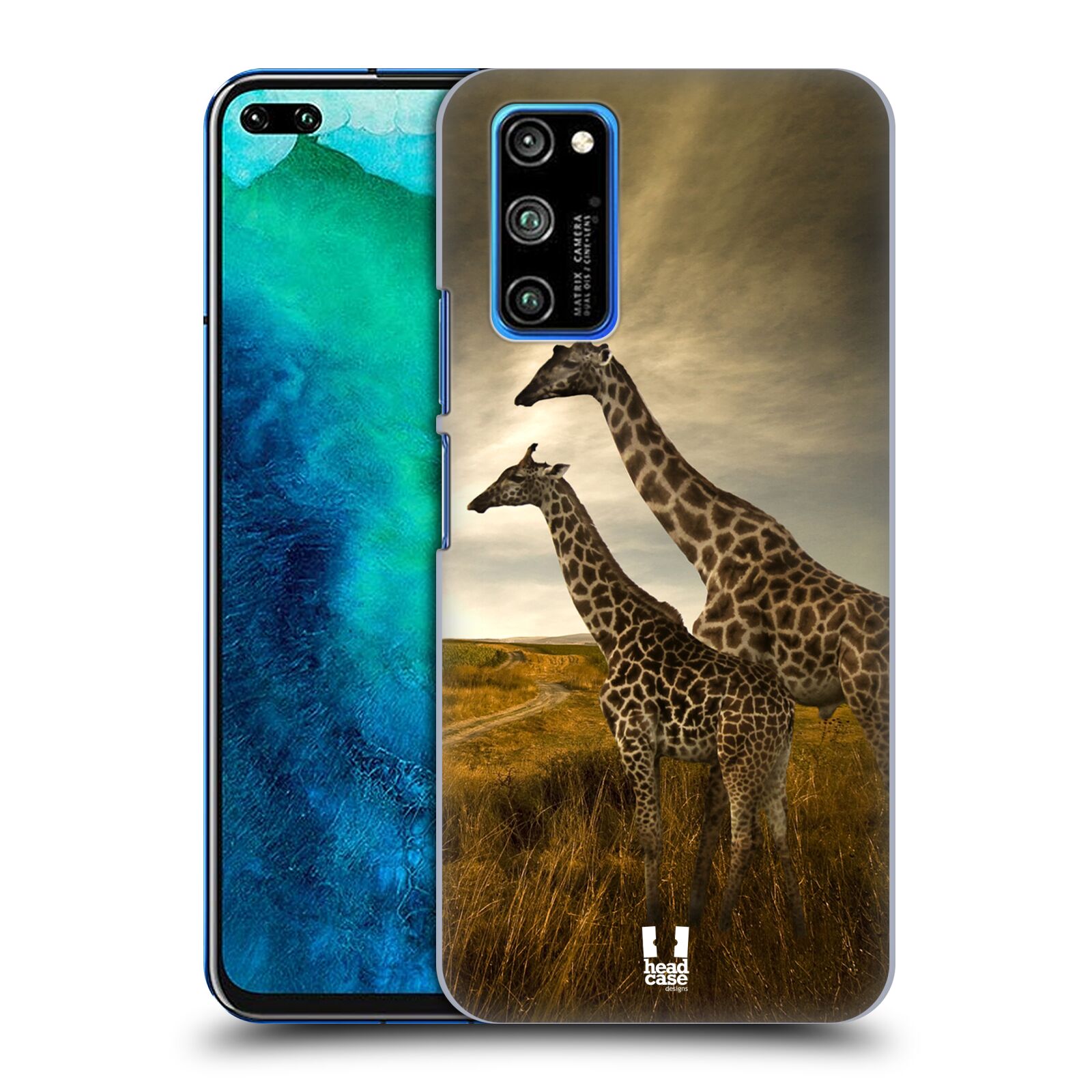 Zadní obal pro mobil Honor View 30 PRO - HEAD CASE - Svět zvířat žirafy