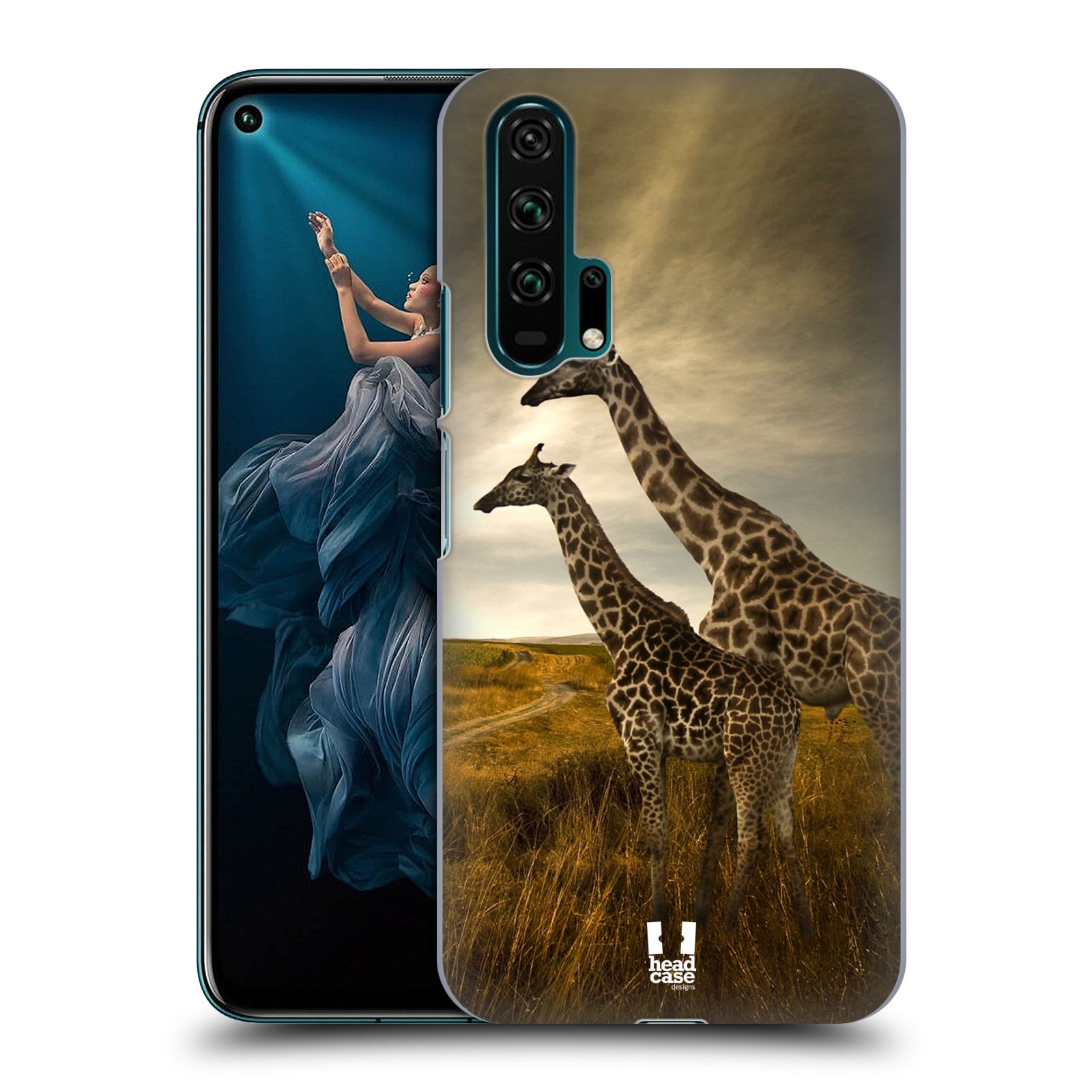 Zadní obal pro mobil Honor 20 PRO - HEAD CASE - Svět zvířat žirafy
