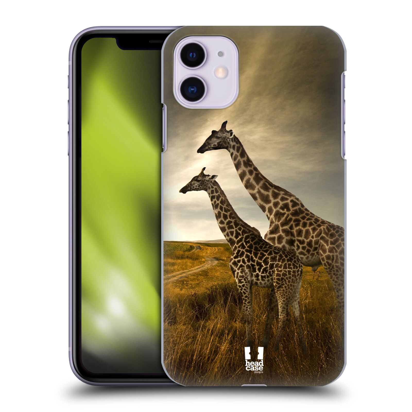 Zadní obal pro mobil Apple Iphone 11 - HEAD CASE - Svět zvířat žirafy