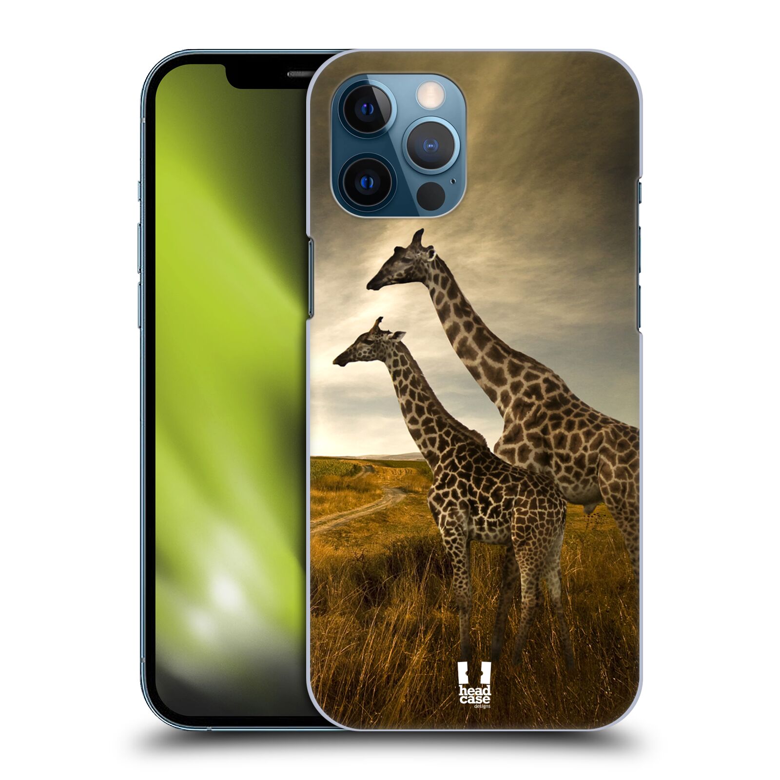 Zadní obal pro mobil Apple iPhone 12 PRO MAX - HEAD CASE - Svět zvířat žirafy