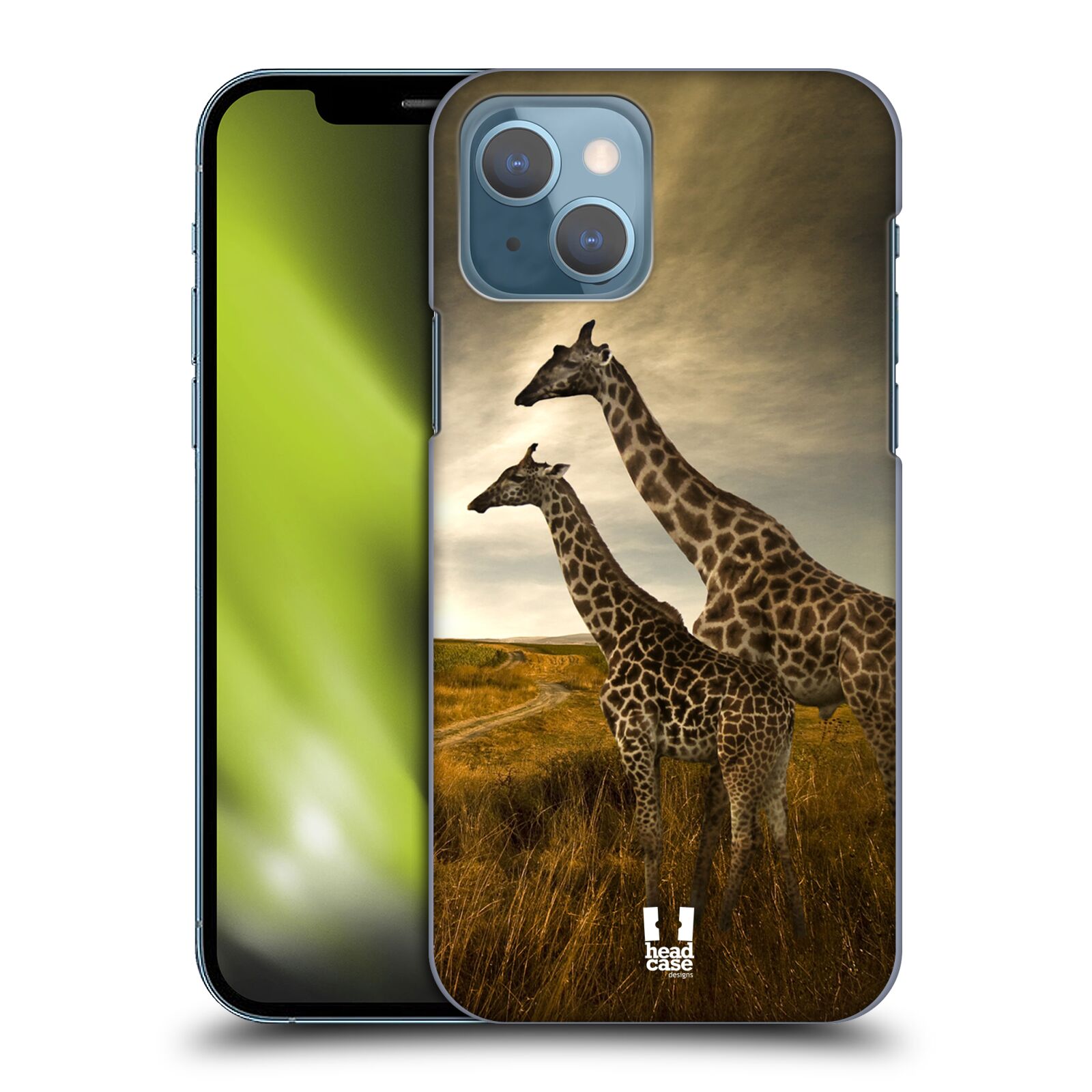 Zadní obal pro mobil Apple Iphone 13 - HEAD CASE - Svět zvířat žirafy