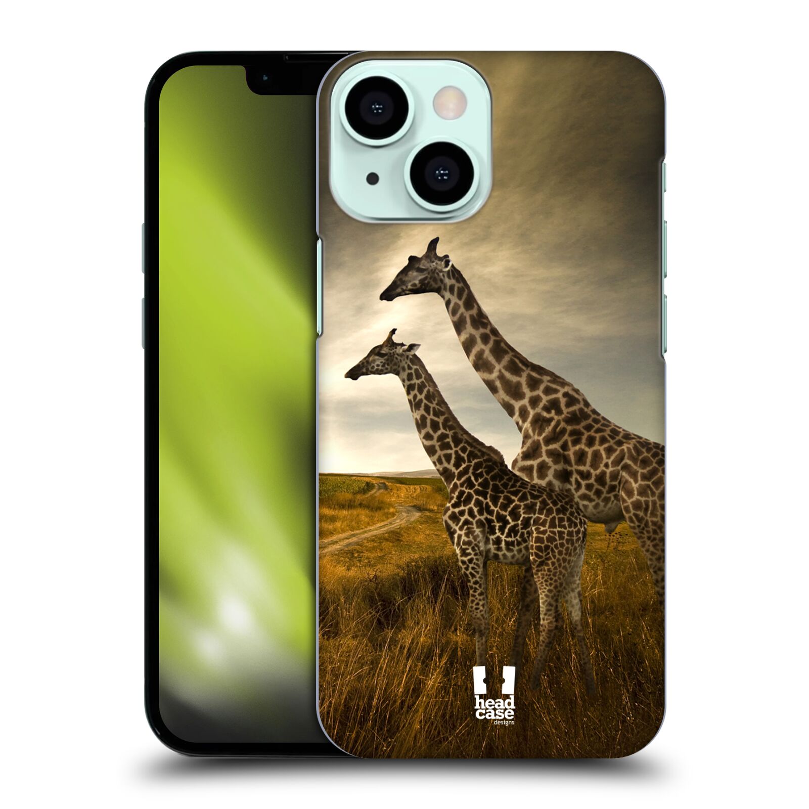 Zadní obal pro mobil Apple Iphone 13 MINI - HEAD CASE - Svět zvířat žirafy