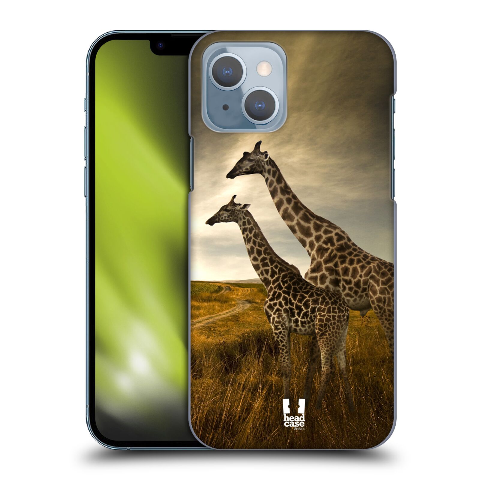 Zadní obal pro mobil Apple Iphone 14 - HEAD CASE - Svět zvířat žirafy