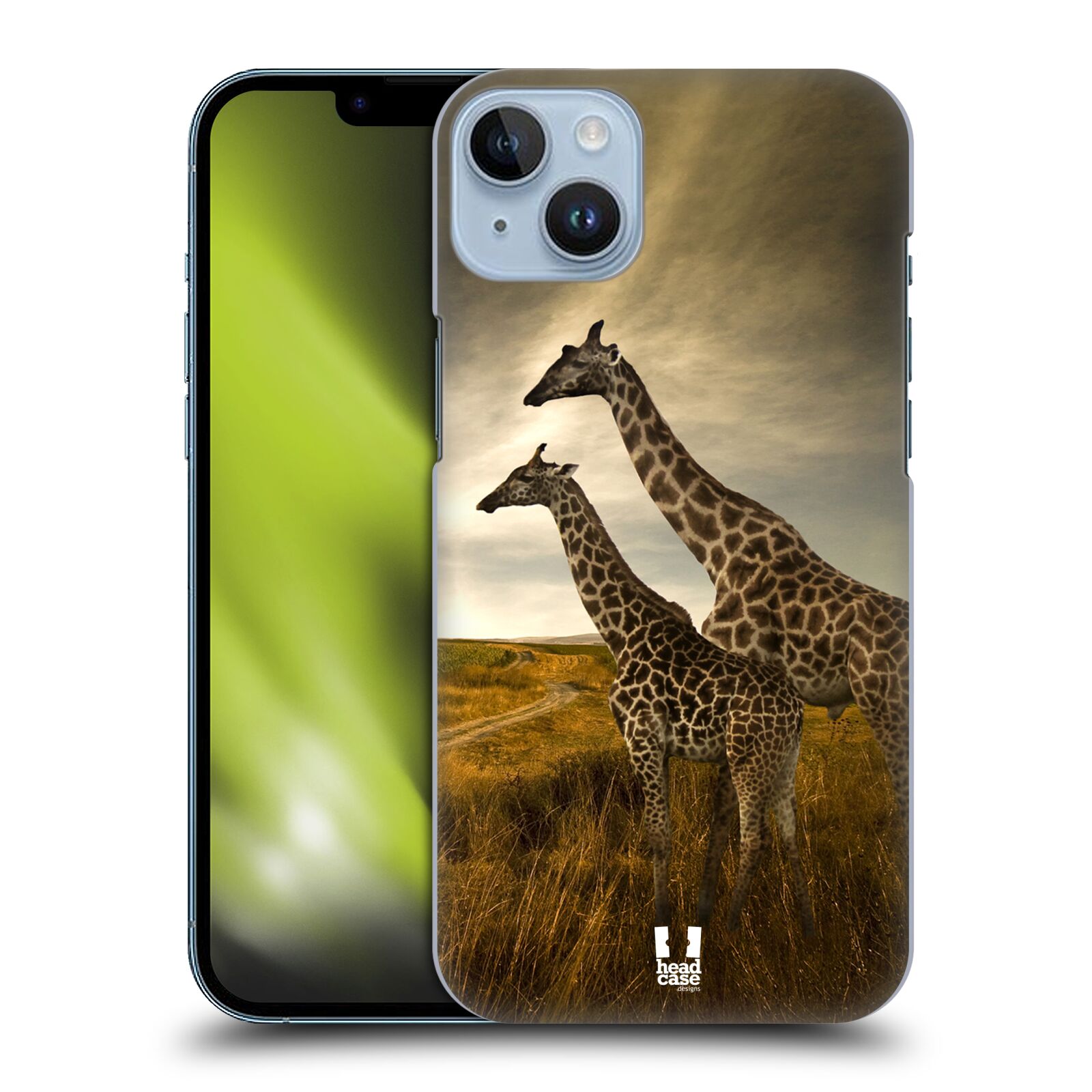Zadní obal pro mobil Apple Iphone 14 PLUS - HEAD CASE - Svět zvířat žirafy