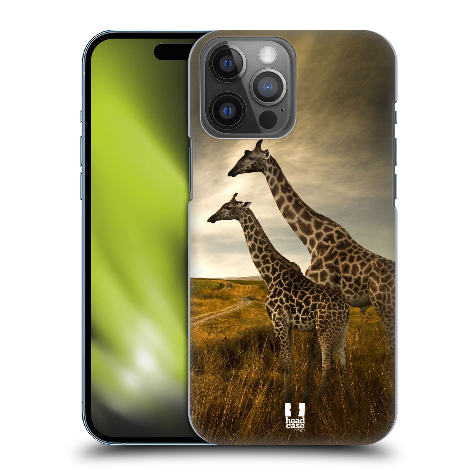 Zadní obal pro mobil Apple Iphone 14 PRO MAX - HEAD CASE - Svět zvířat žirafy