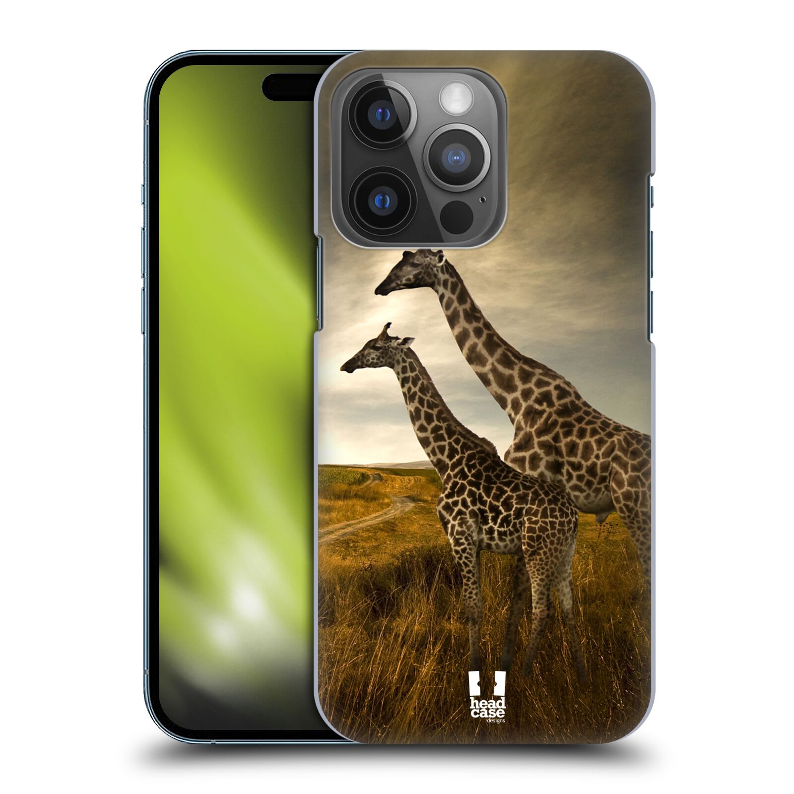 Zadní obal pro mobil Apple Iphone 14 PRO - HEAD CASE - Svět zvířat žirafy