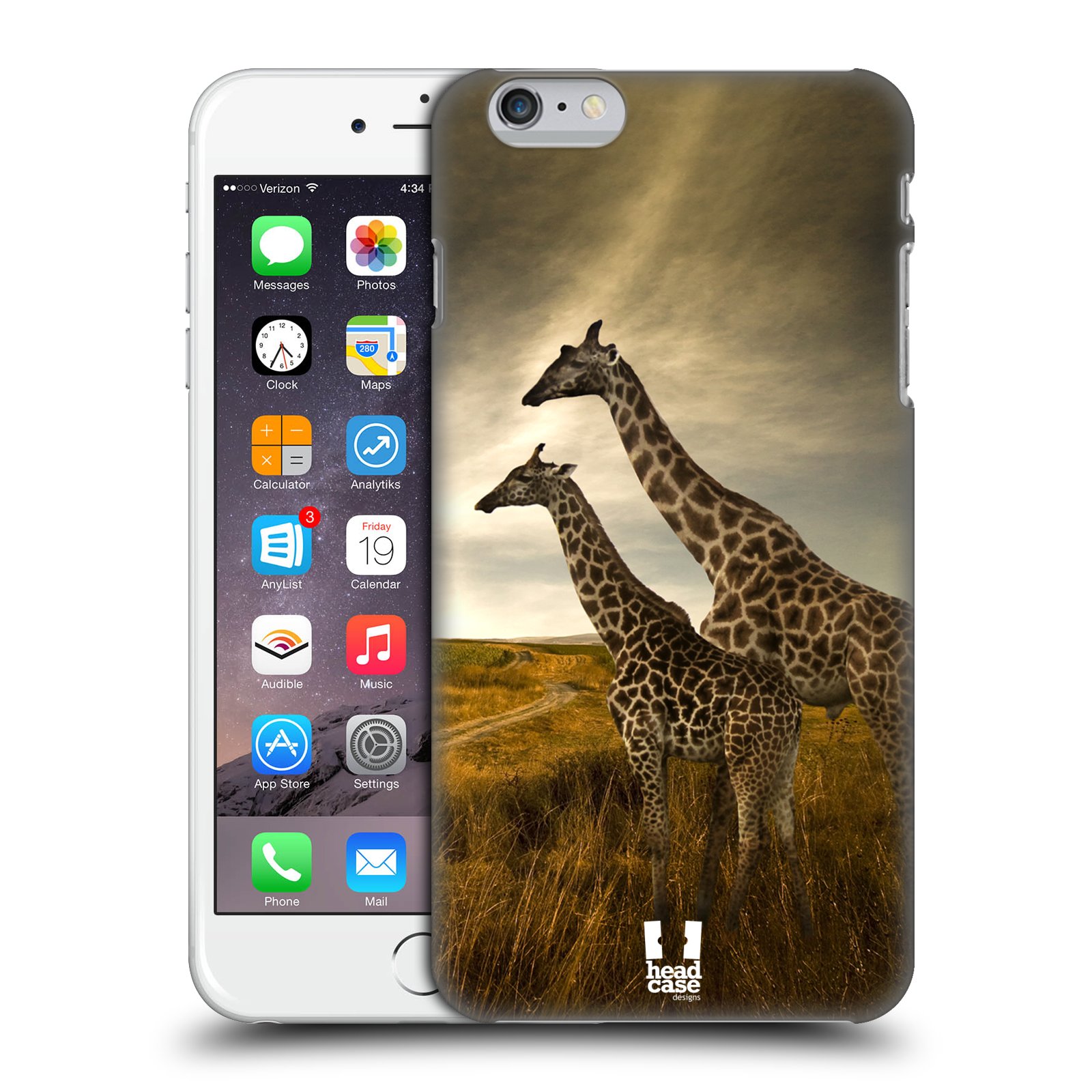 Zadní obal pro mobil Apple Iphone 6 PLUS / 6S PLUS - HEAD CASE - Svět zvířat žirafy