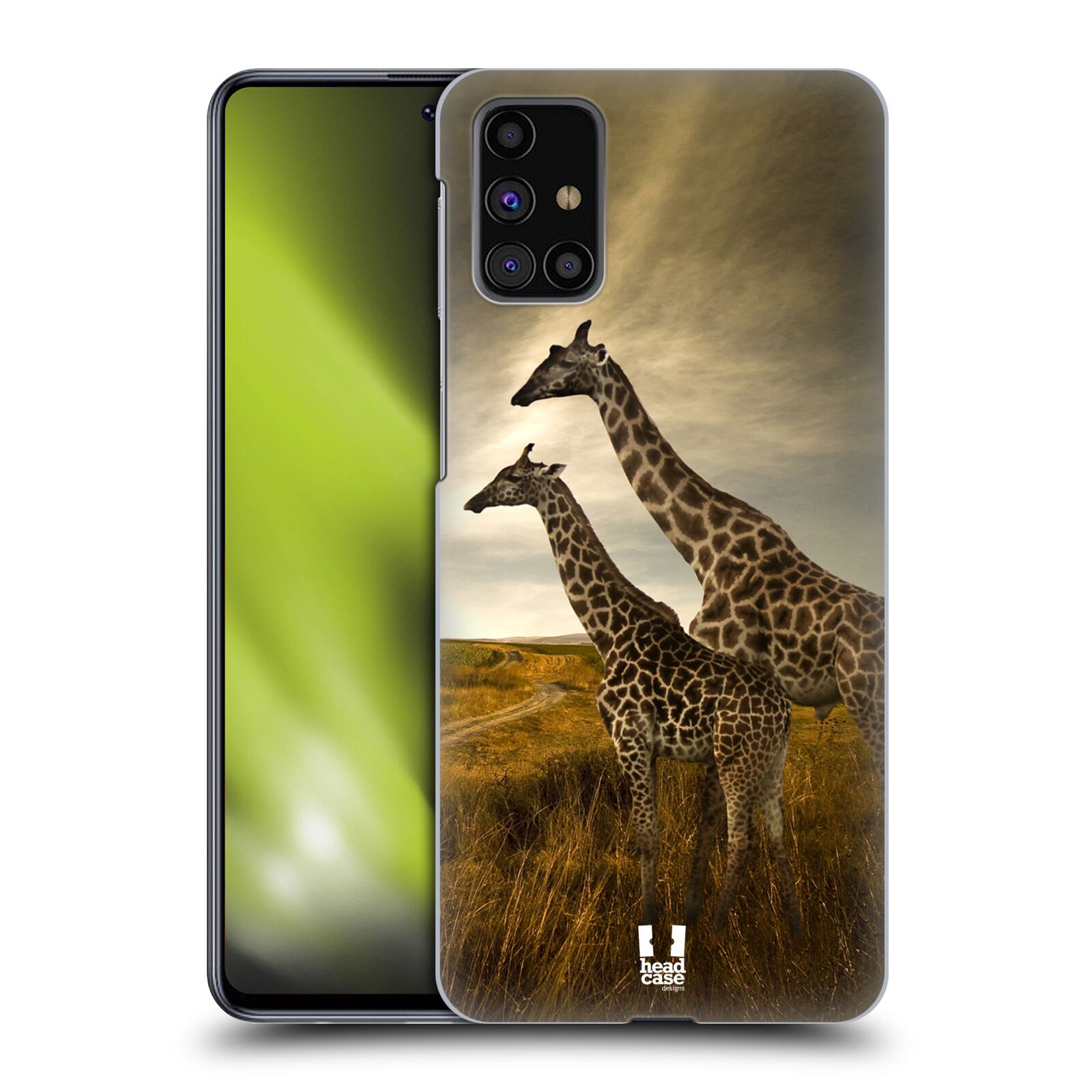Zadní obal pro mobil Samsung Galaxy M31s - HEAD CASE - Svět zvířat žirafy