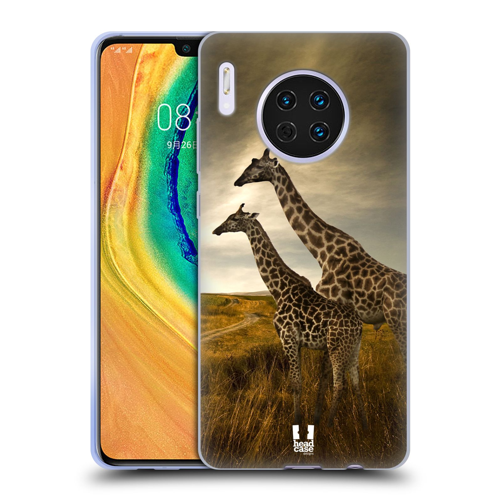 Zadní obal pro mobil Huawei Mate 30 - HEAD CASE - Svět zvířat žirafy