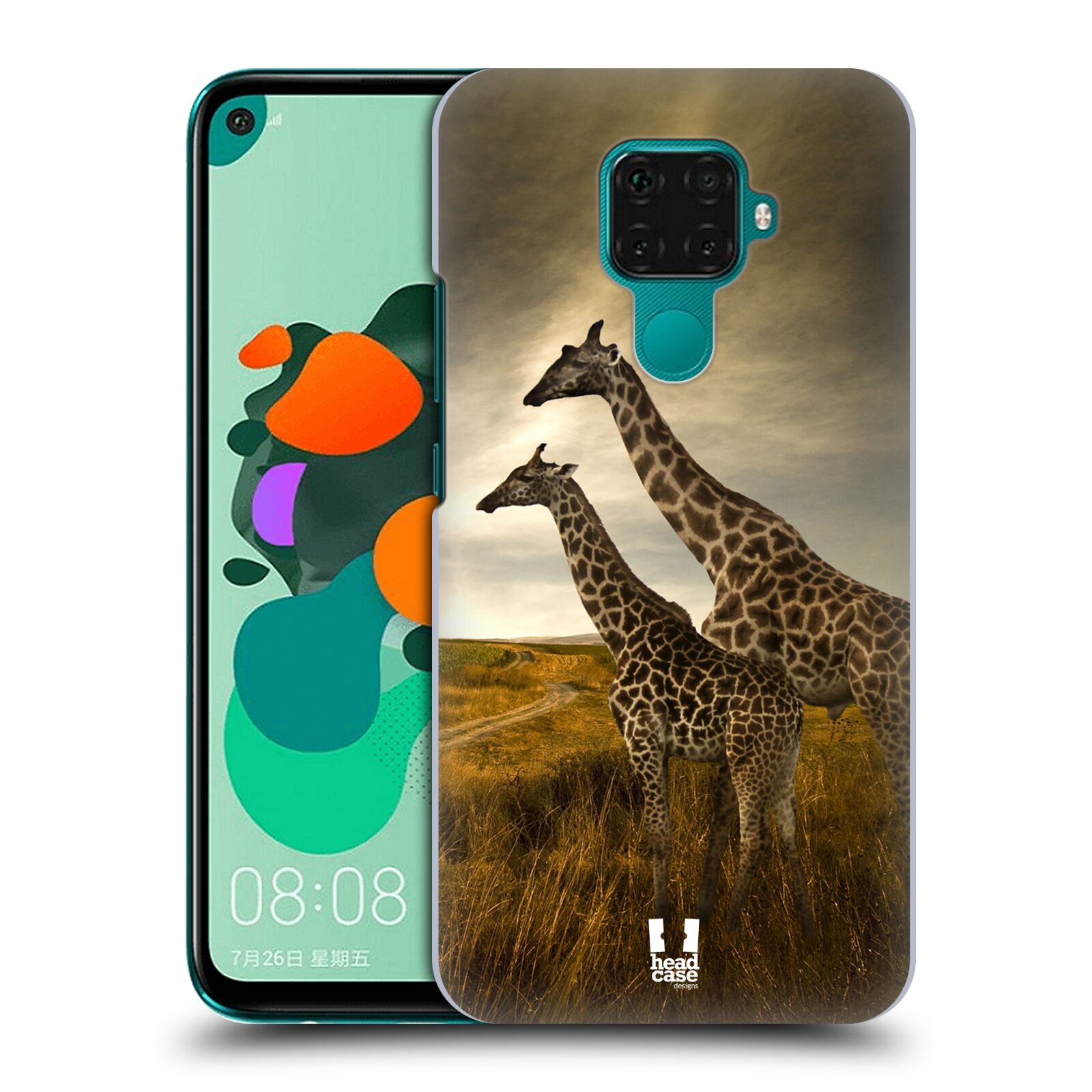 Zadní obal pro mobil Huawei Mate 30 LITE - HEAD CASE - Svět zvířat žirafy