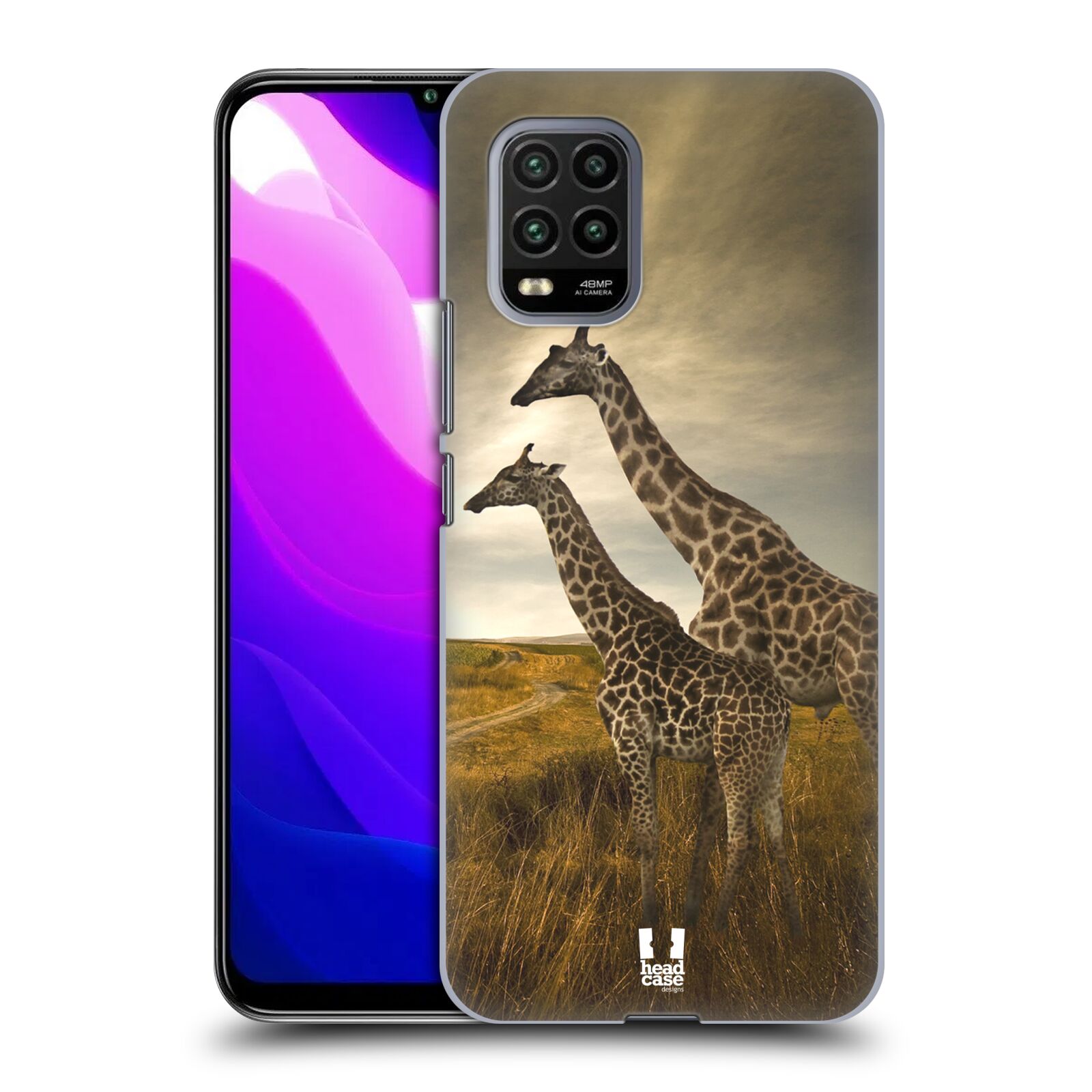 Zadní obal pro mobil Xiaomi Mi 10 LITE - HEAD CASE - Svět zvířat žirafy