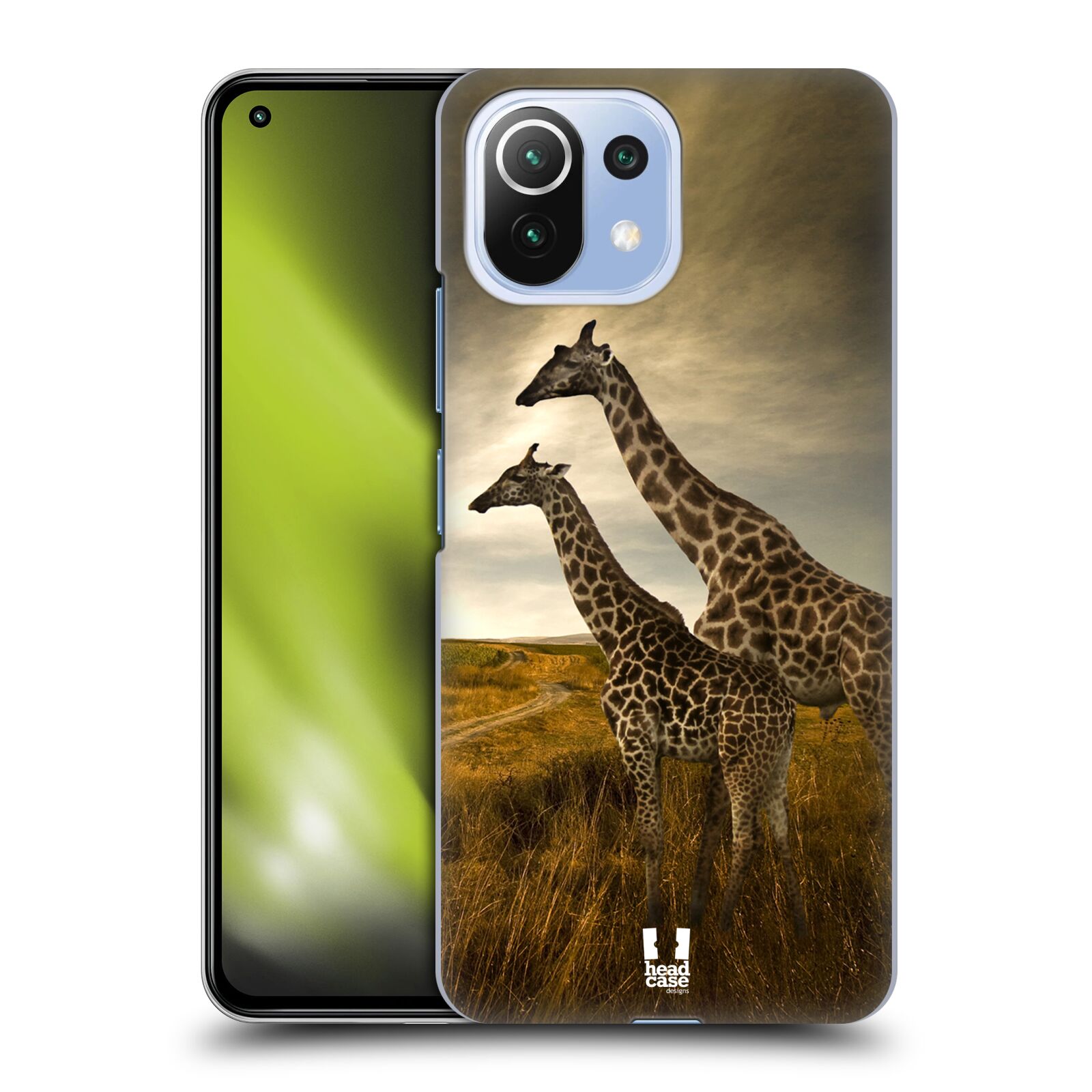 Zadní obal pro mobil Xiaomi Mi 11 Lite / Mi 11 Lite 5G - HEAD CASE - Svět zvířat žirafy