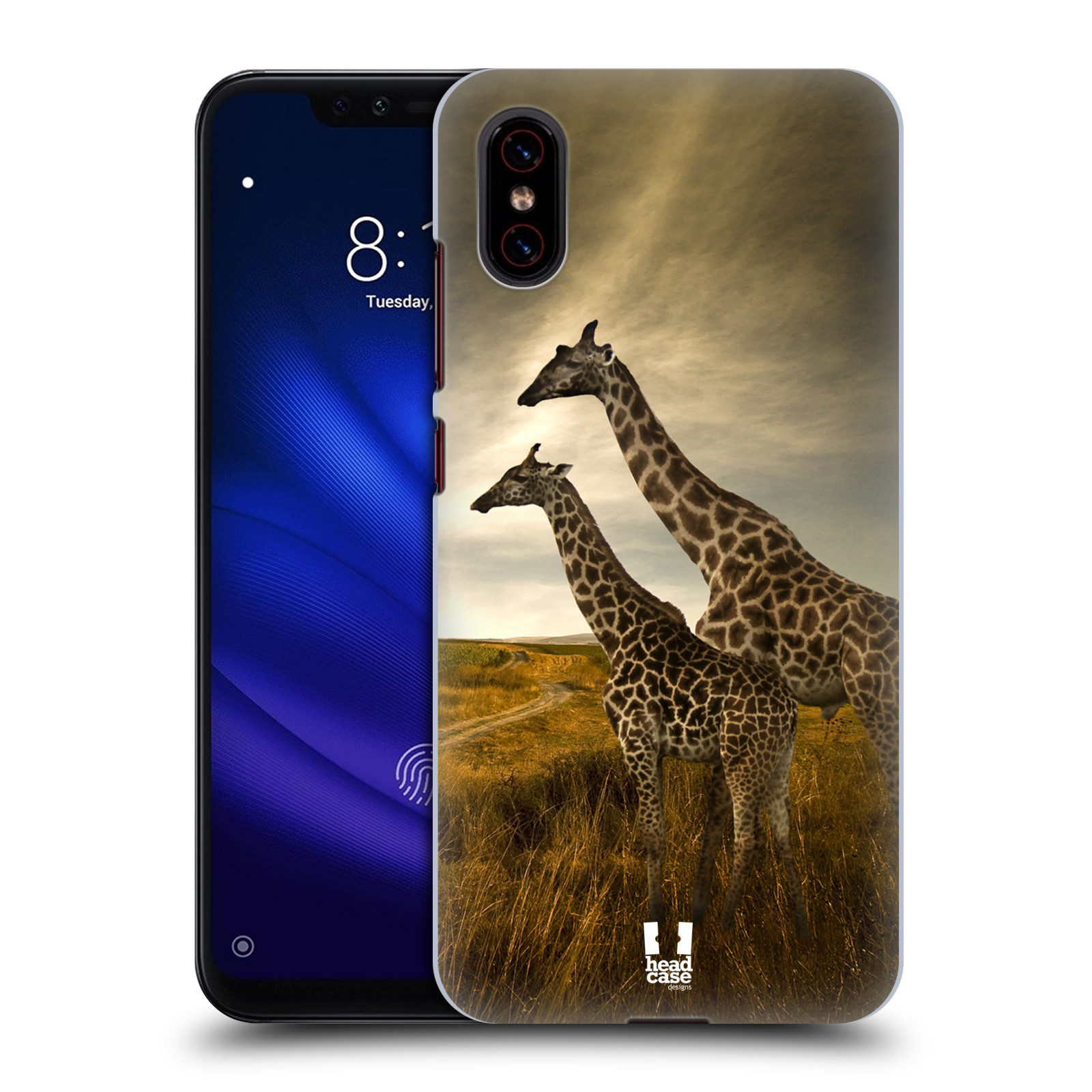 Zadní obal pro mobil Xiaomi Mi 8 PRO - HEAD CASE - Svět zvířat žirafy