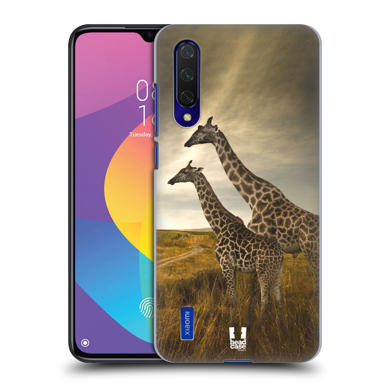 Zadní obal pro mobil Xiaomi Mi 9 LITE - HEAD CASE - Svět zvířat žirafy