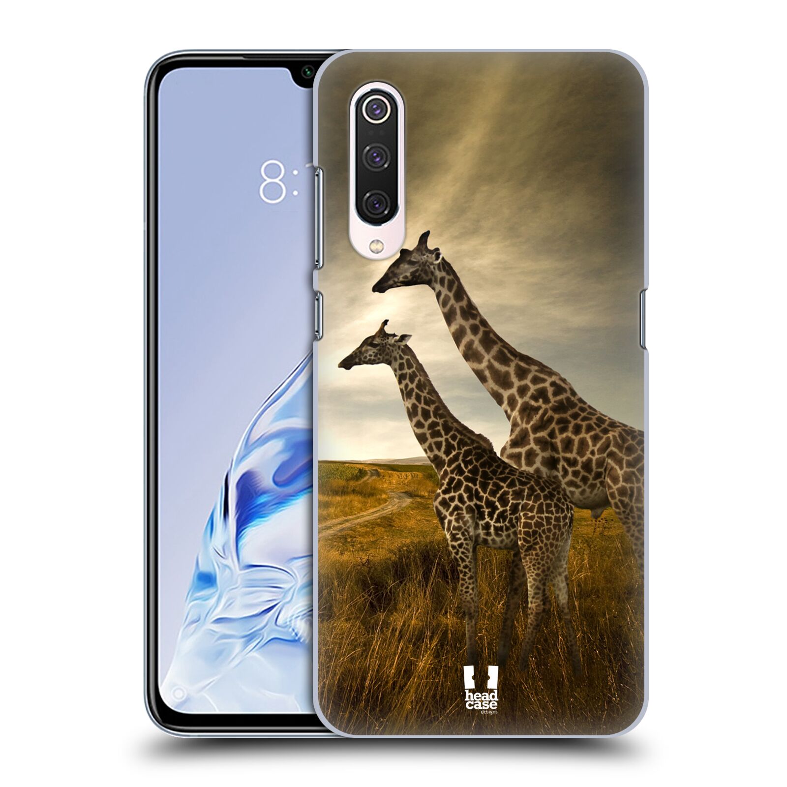 Zadní obal pro mobil Xiaomi Mi 9 PRO - HEAD CASE - Svět zvířat žirafy