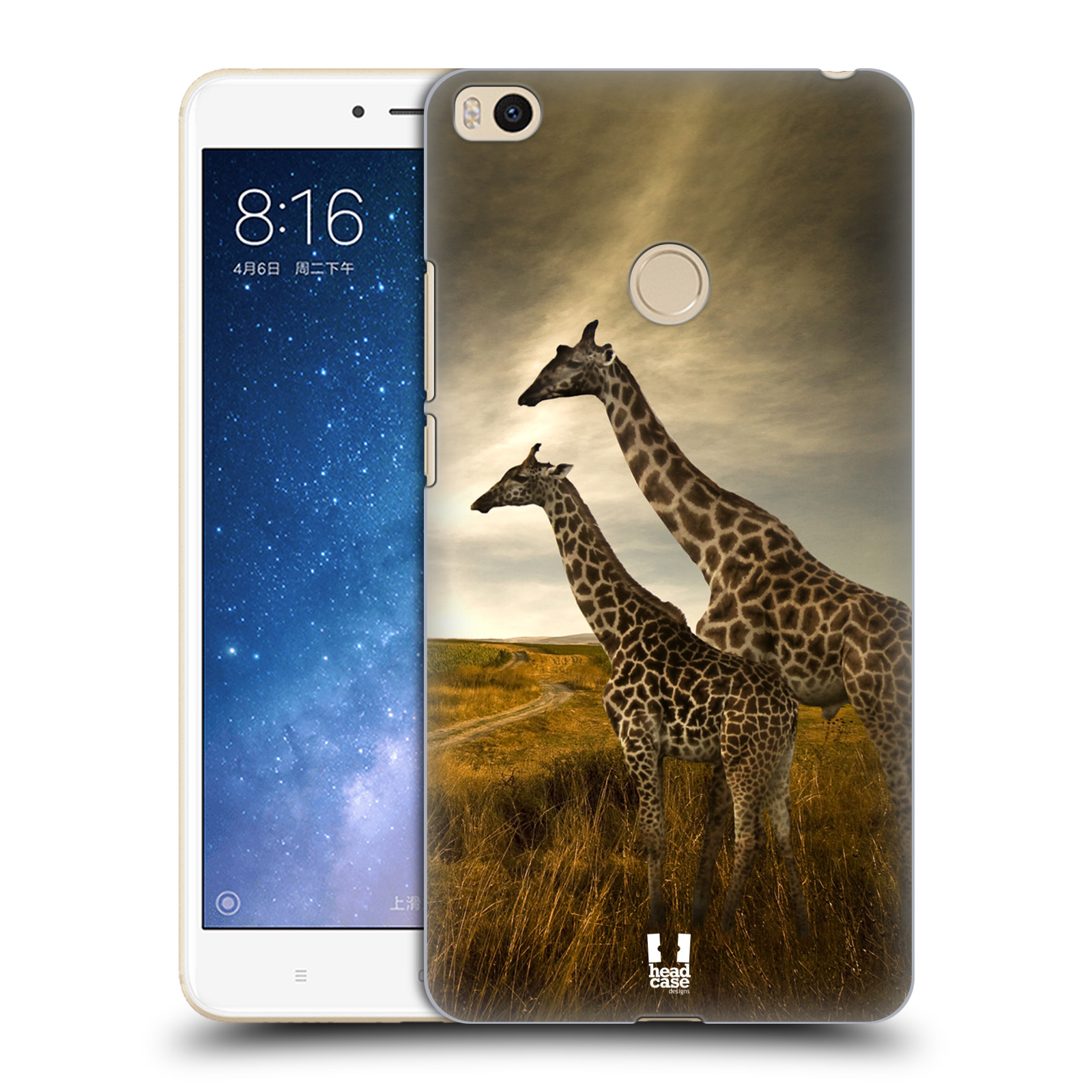 Zadní obal pro mobil Xiaomi Mi Max 2 - HEAD CASE - Svět zvířat žirafy