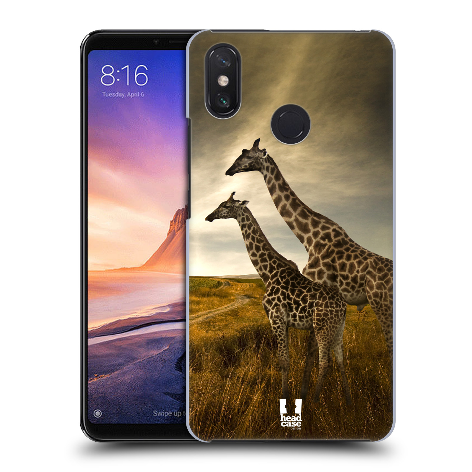 Zadní obal pro mobil Xiaomi Mi Max 3 - HEAD CASE - Svět zvířat žirafy