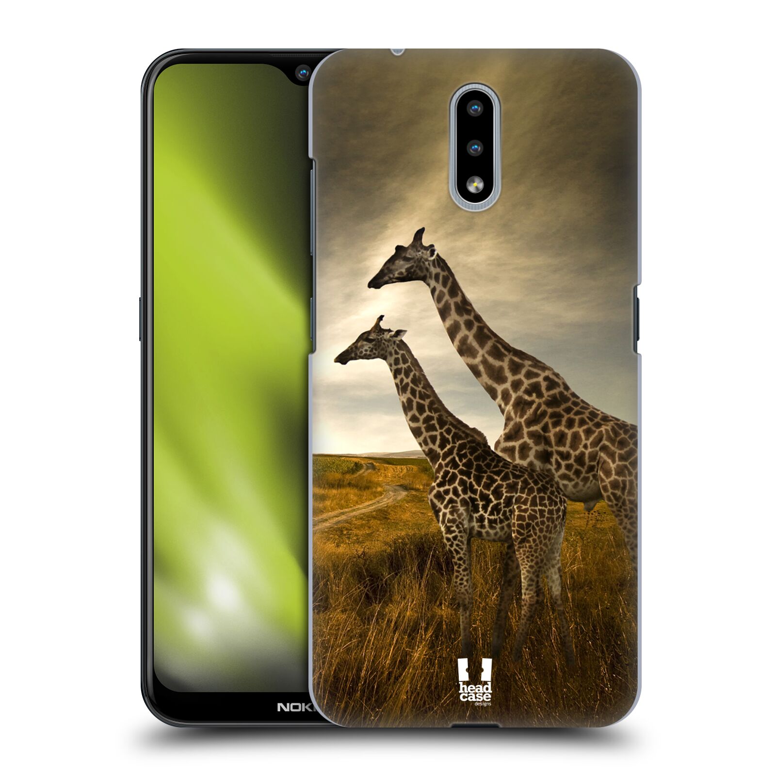 Zadní obal pro mobil Nokia 2.3 - HEAD CASE - Svět zvířat žirafy