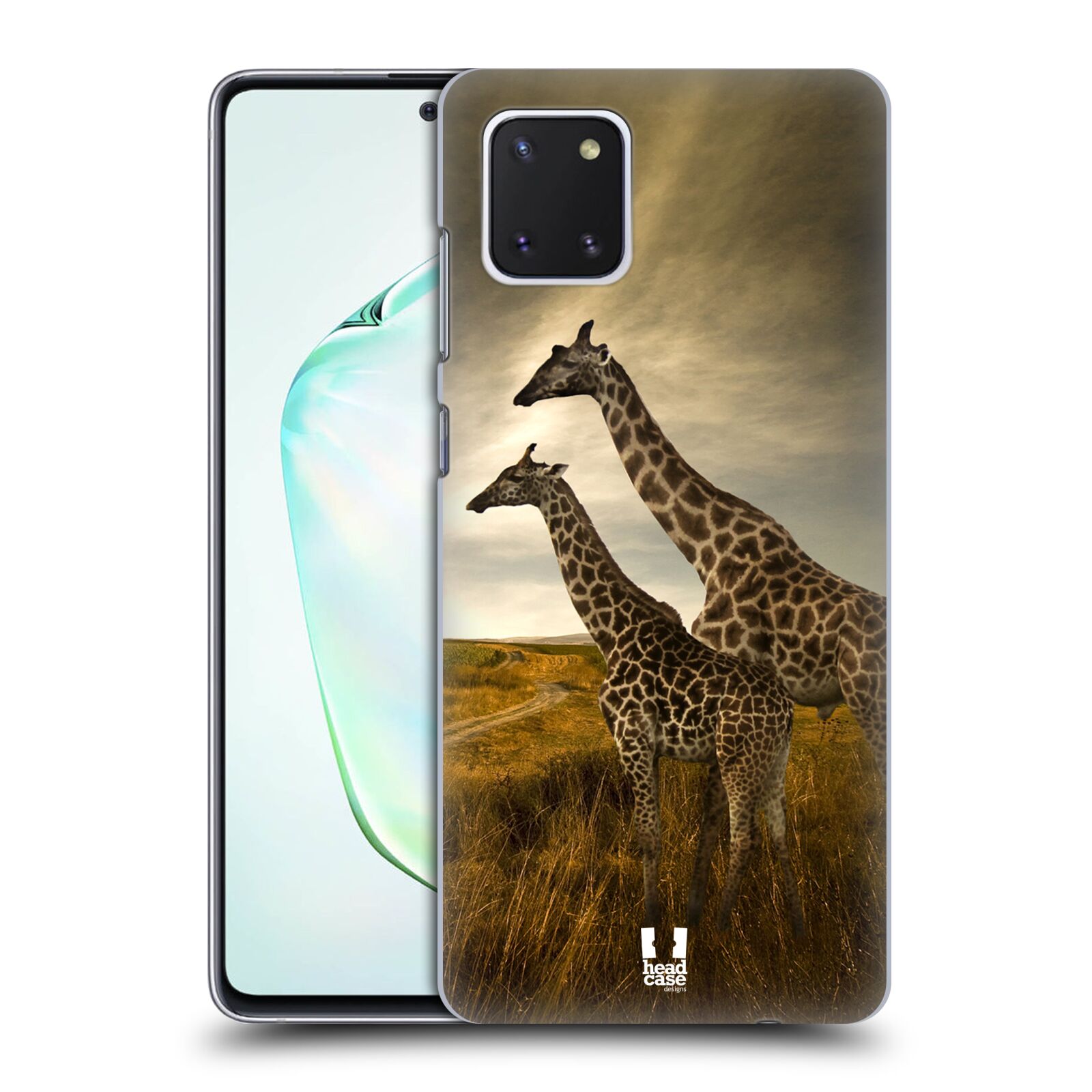 Zadní obal pro mobil Samsung Galaxy Note 10 Lite - HEAD CASE - Svět zvířat žirafy