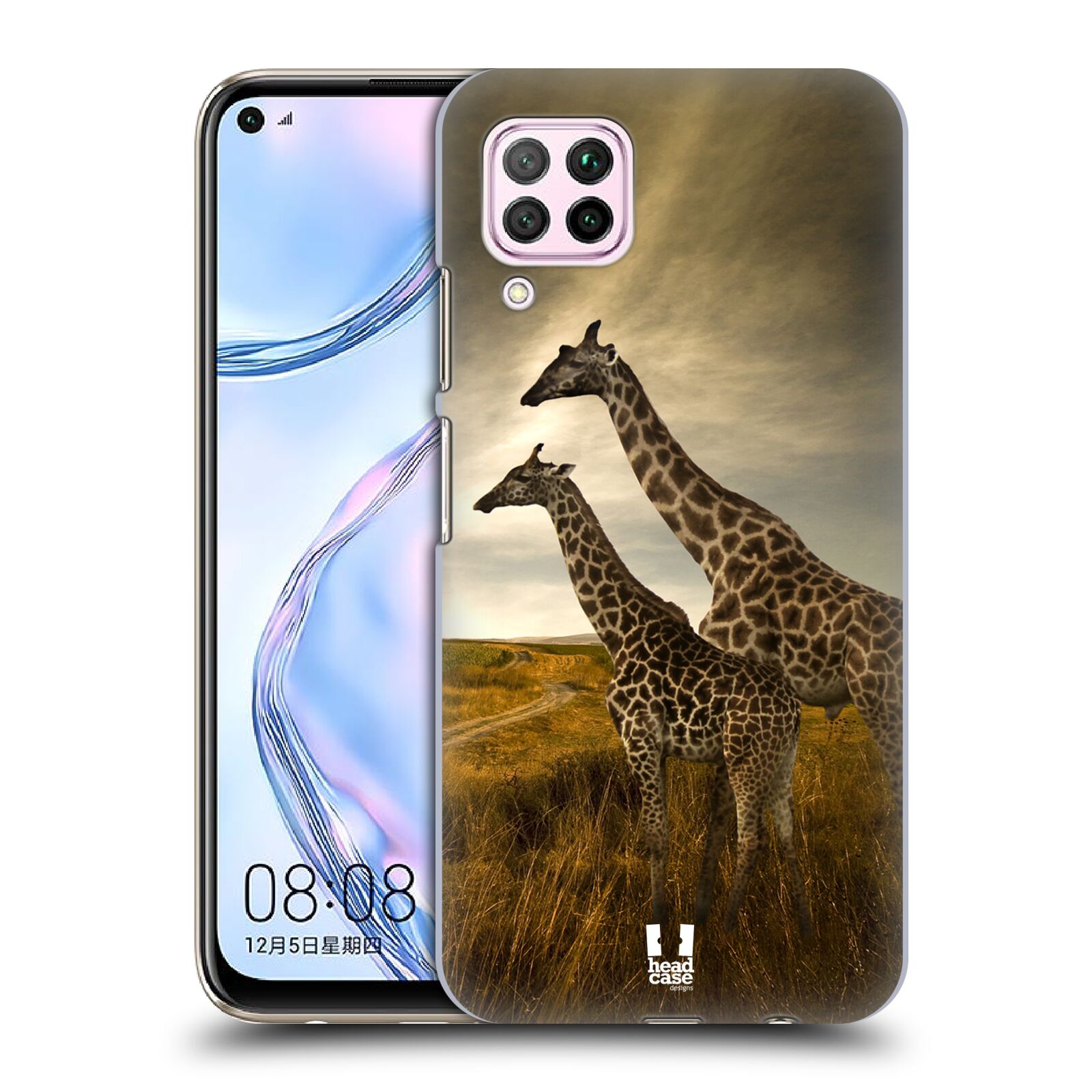 Zadní obal pro mobil Huawei P40 LITE - HEAD CASE - Svět zvířat žirafy