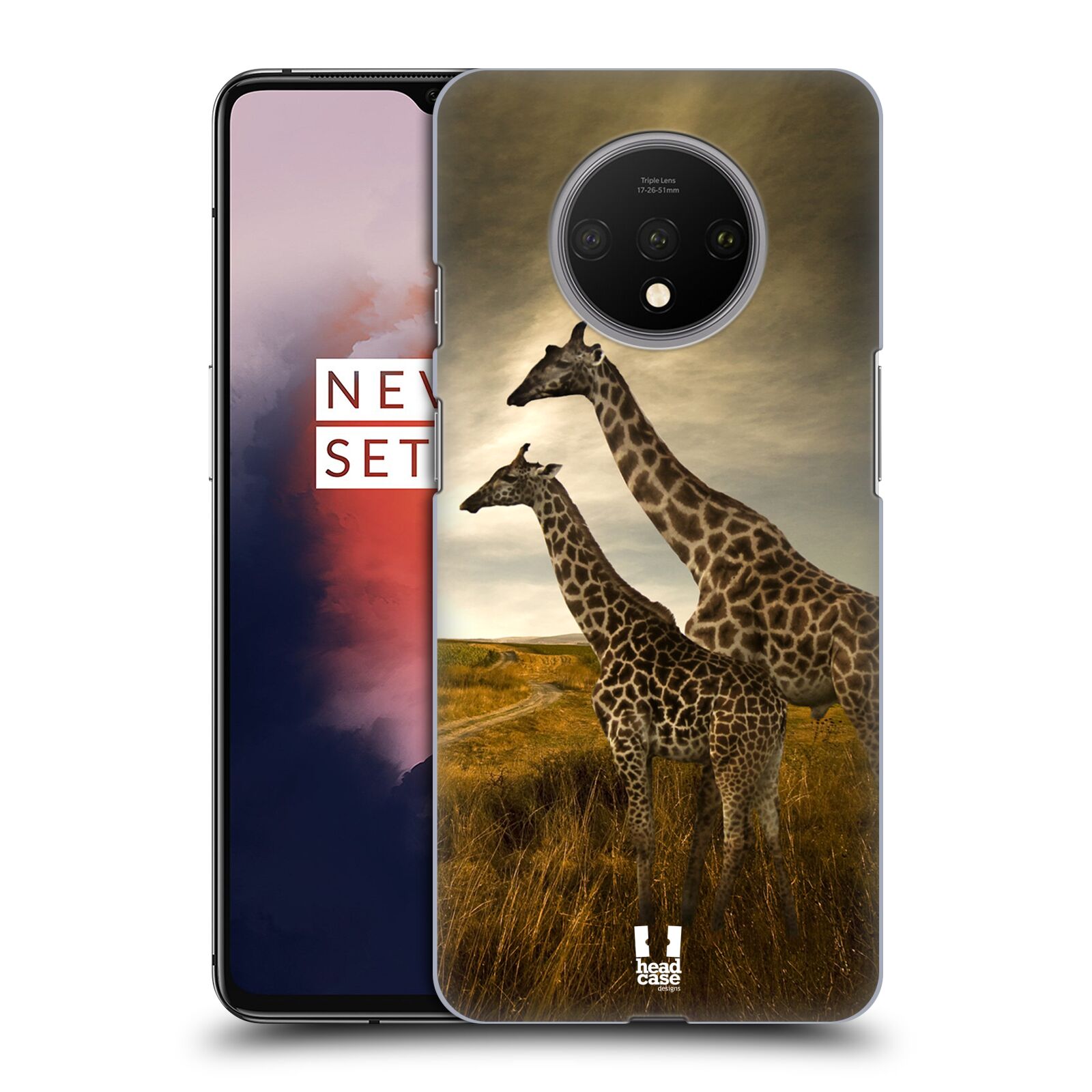 Zadní obal pro mobil OnePlus 7T - HEAD CASE - Svět zvířat žirafy