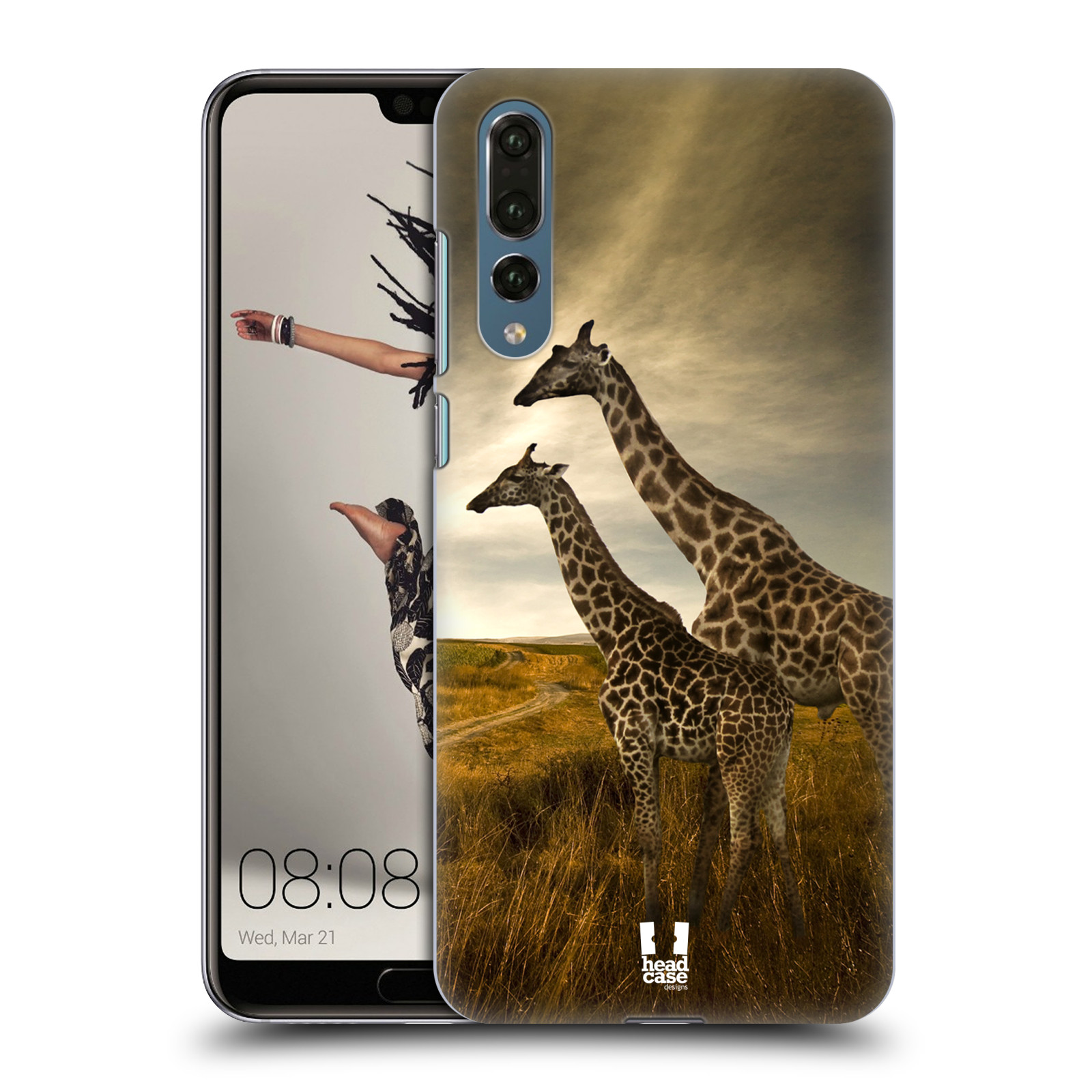 Zadní obal pro mobil Huawei P20 PRO - HEAD CASE - Svět zvířat žirafy
