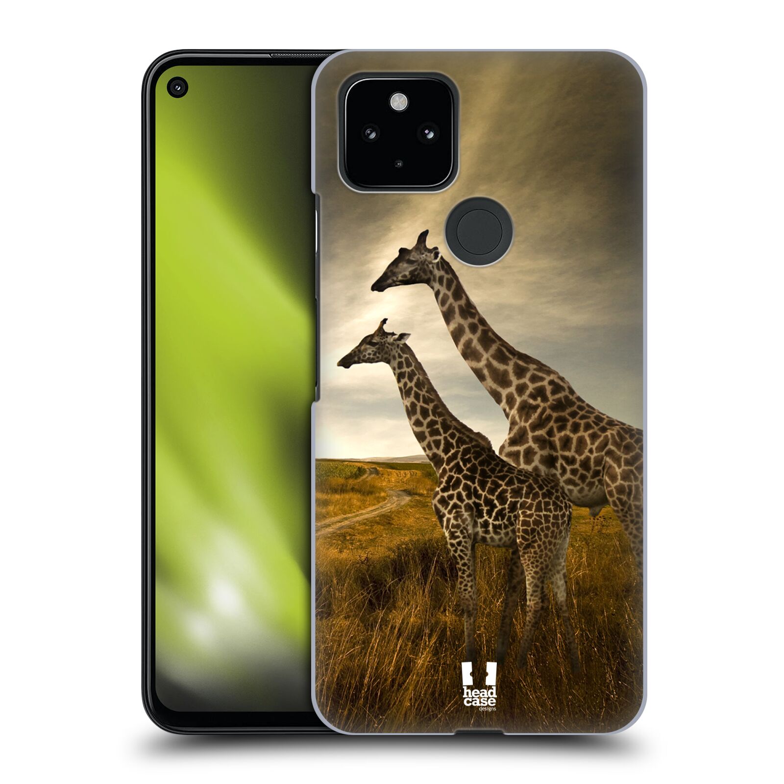 Zadní obal pro mobil Google Pixel 4a 5G - HEAD CASE - Svět zvířat žirafy