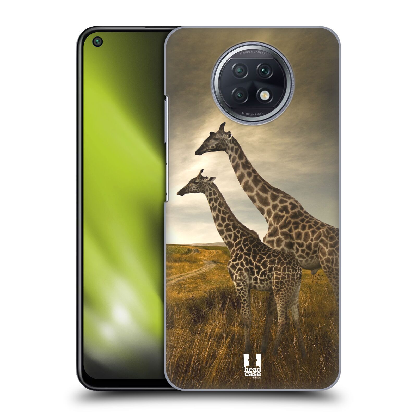 Zadní obal pro mobil Xiaomi Redmi Note 9T - HEAD CASE - Svět zvířat žirafy