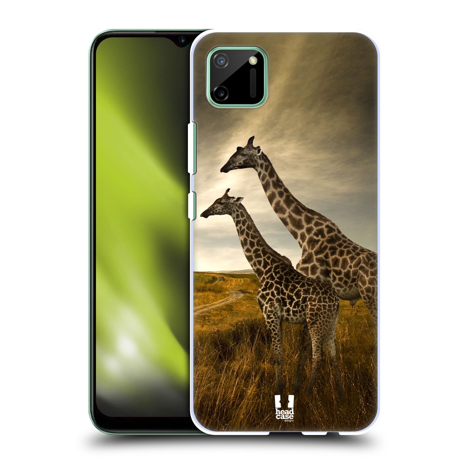 Zadní obal pro mobil Realme C11 - HEAD CASE - Svět zvířat žirafy