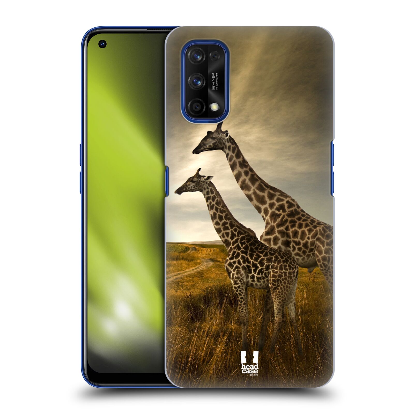 Zadní obal pro mobil Realme 7 PRO - HEAD CASE - Svět zvířat žirafy