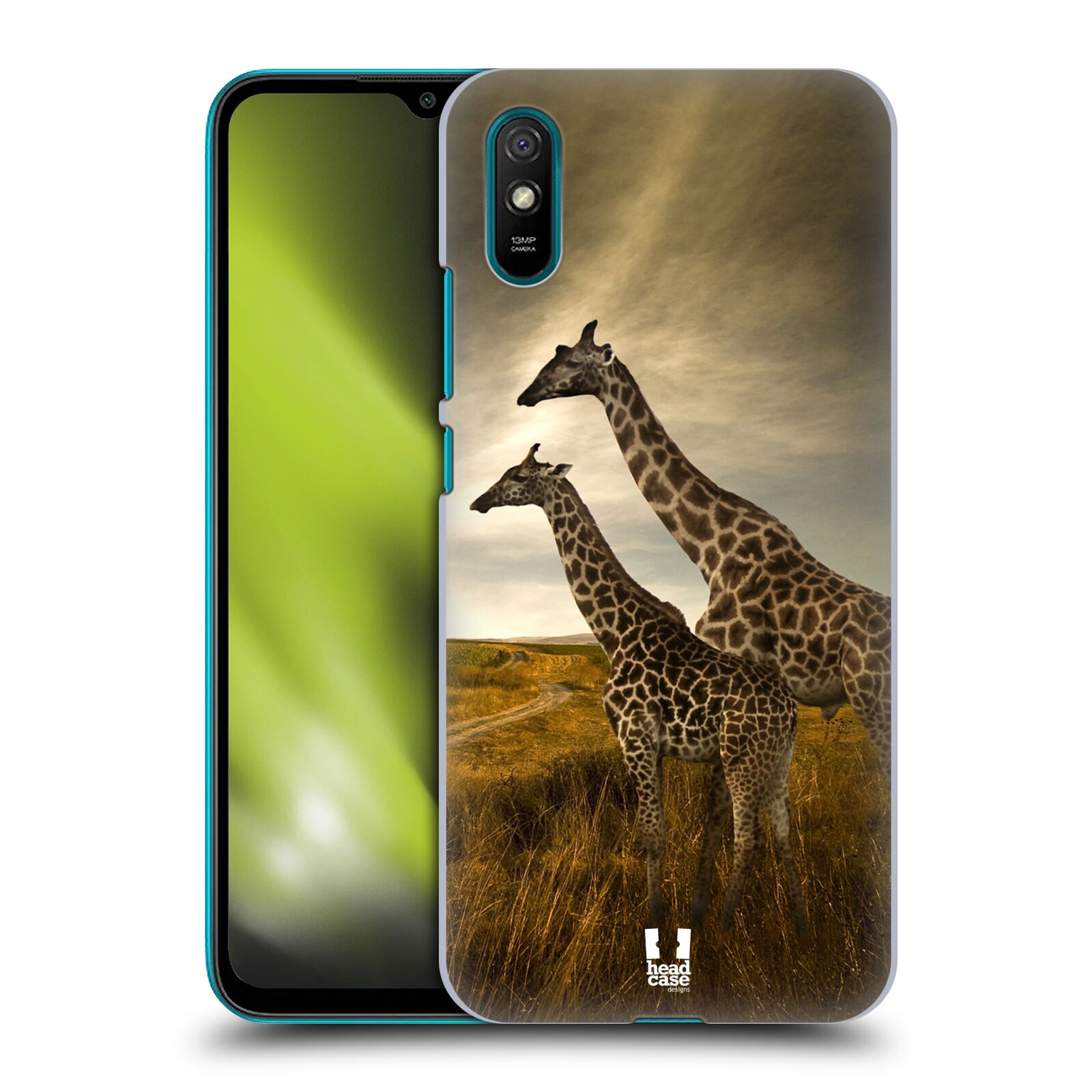 Zadní obal pro mobil Xiaomi Redmi 9A - HEAD CASE - Svět zvířat žirafy