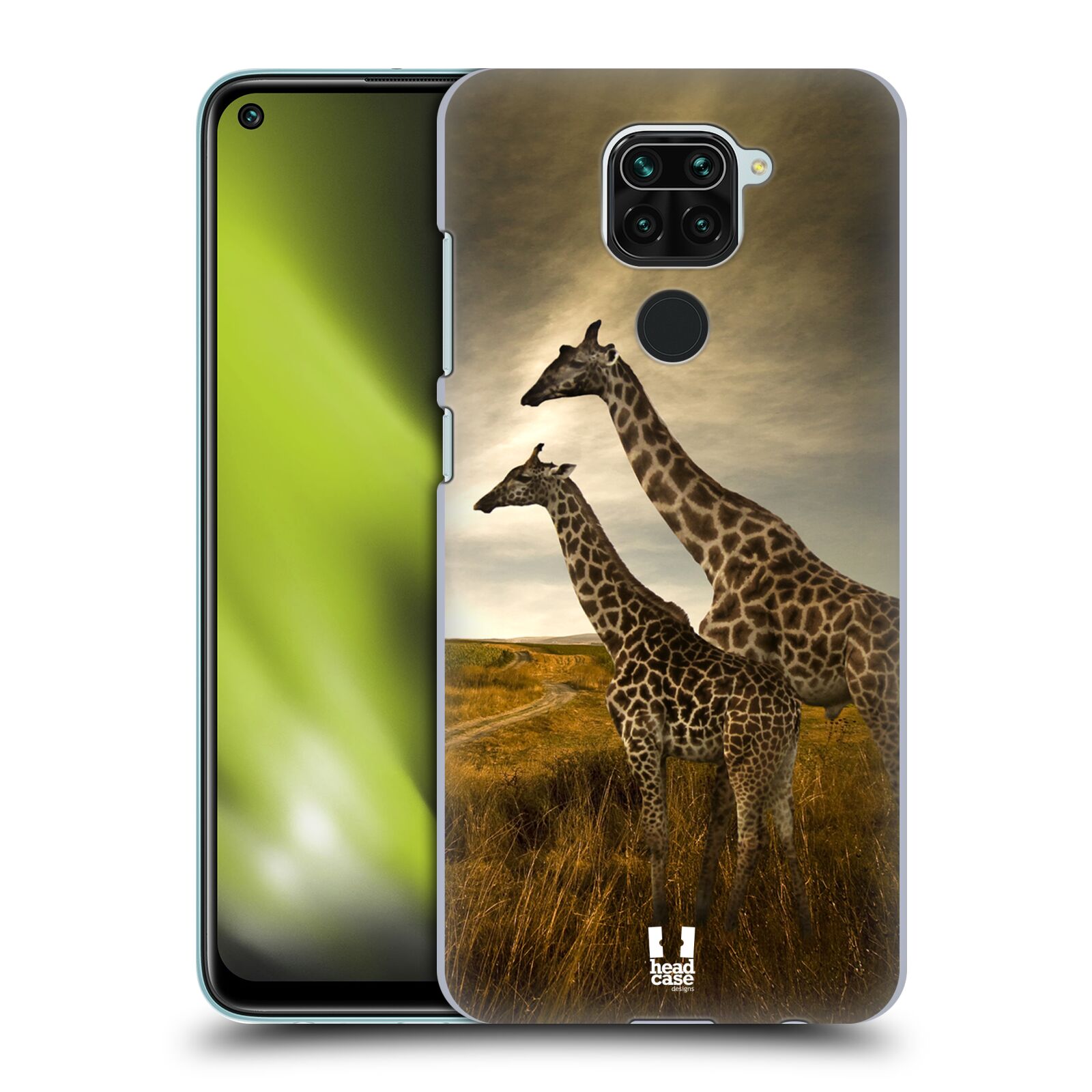 Zadní obal pro mobil Xiaomi Redmi Note 9 - HEAD CASE - Svět zvířat žirafy