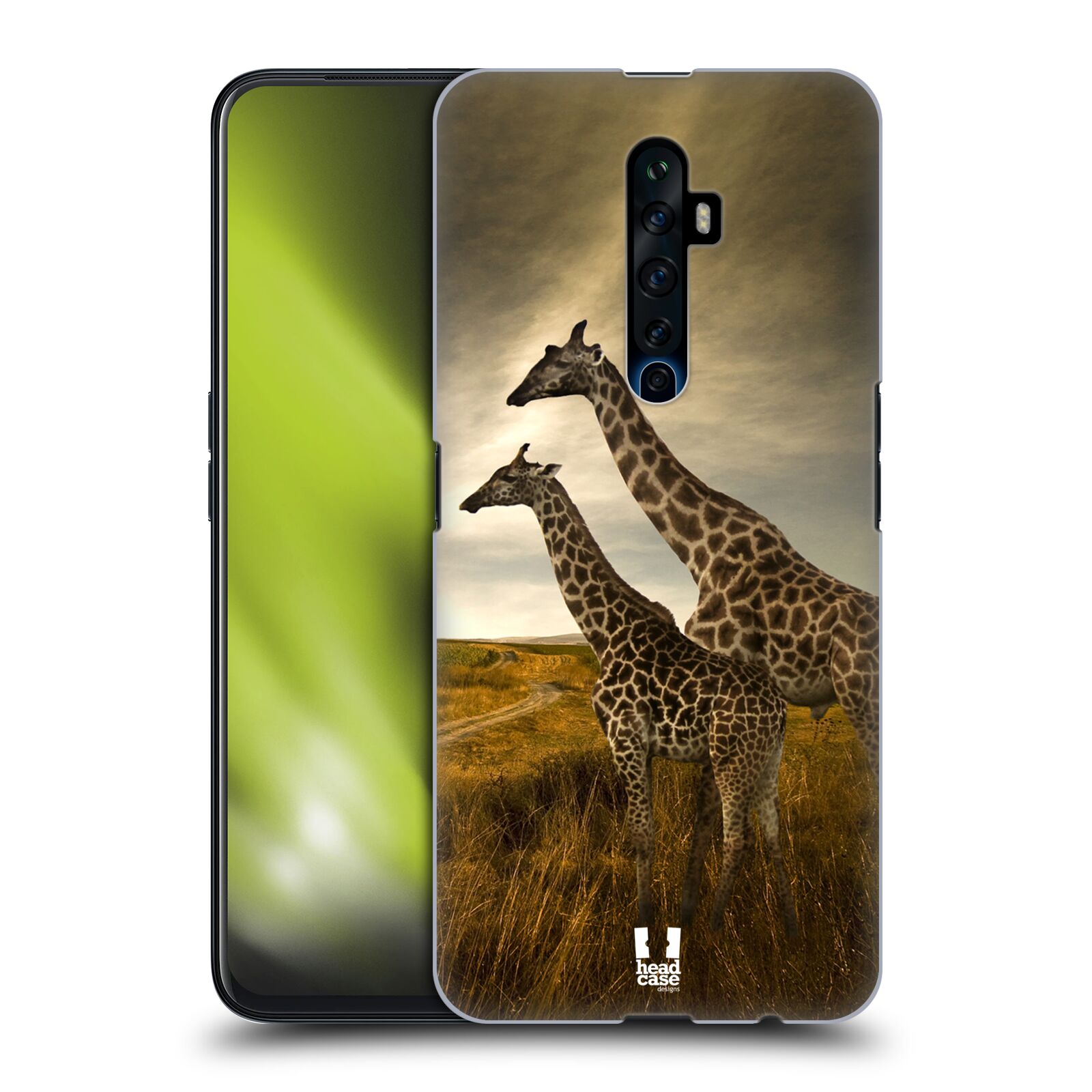 Zadní obal pro mobil Oppo Reno 2Z - HEAD CASE - Svět zvířat žirafy
