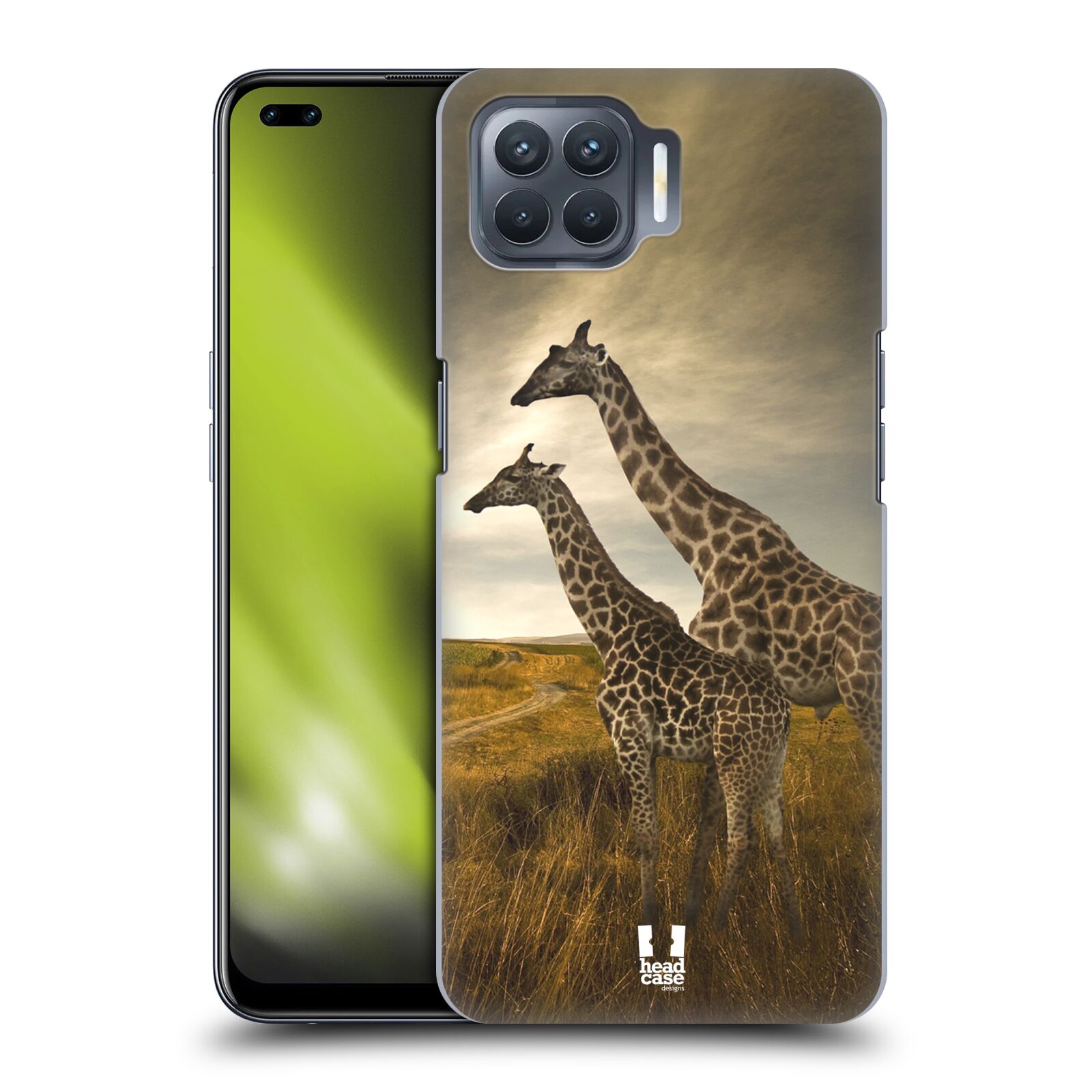 Zadní obal pro mobil Oppo Reno 4 LITE - HEAD CASE - Svět zvířat žirafy