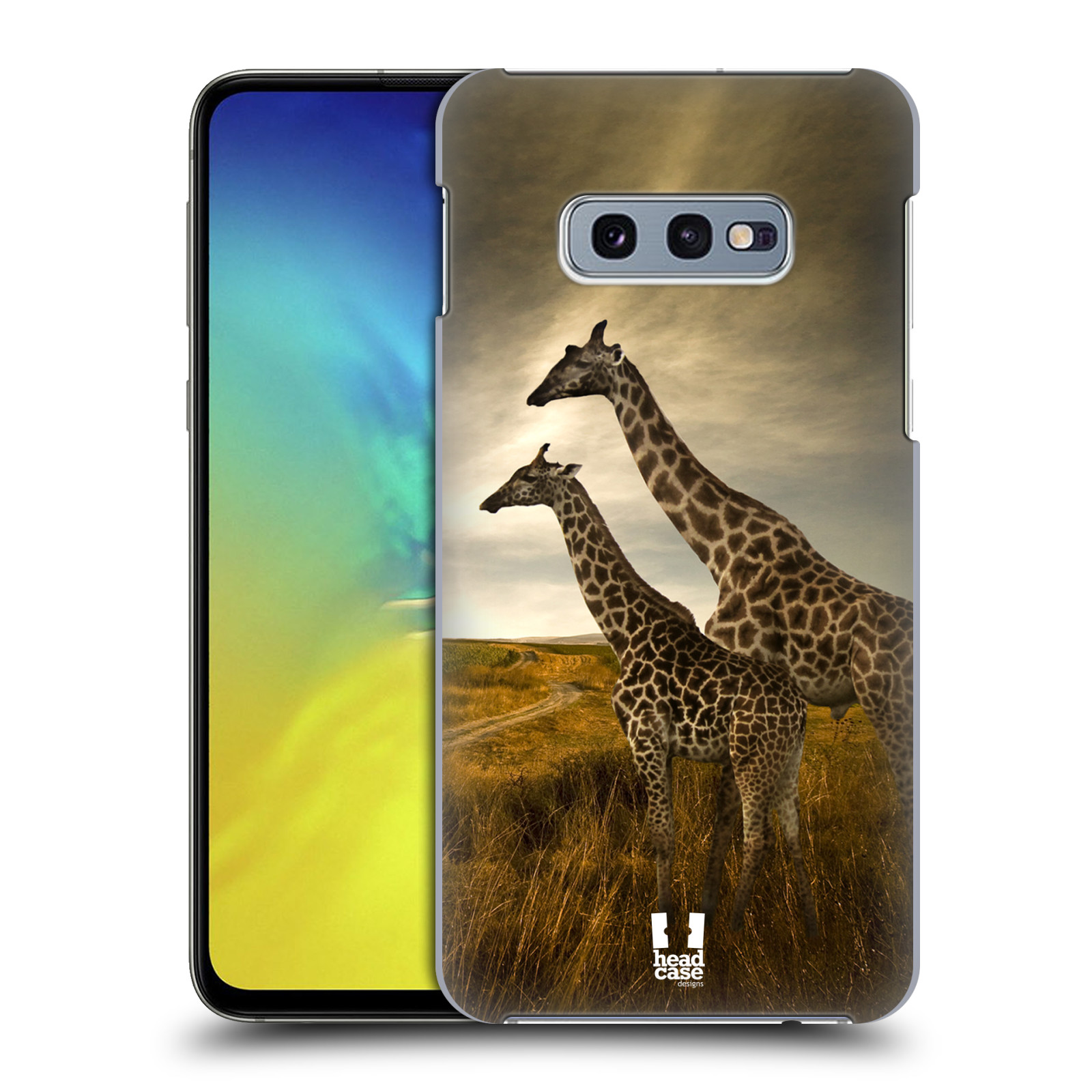 Zadní obal pro mobil Samsung Galaxy S10e - HEAD CASE - Svět zvířat žirafy