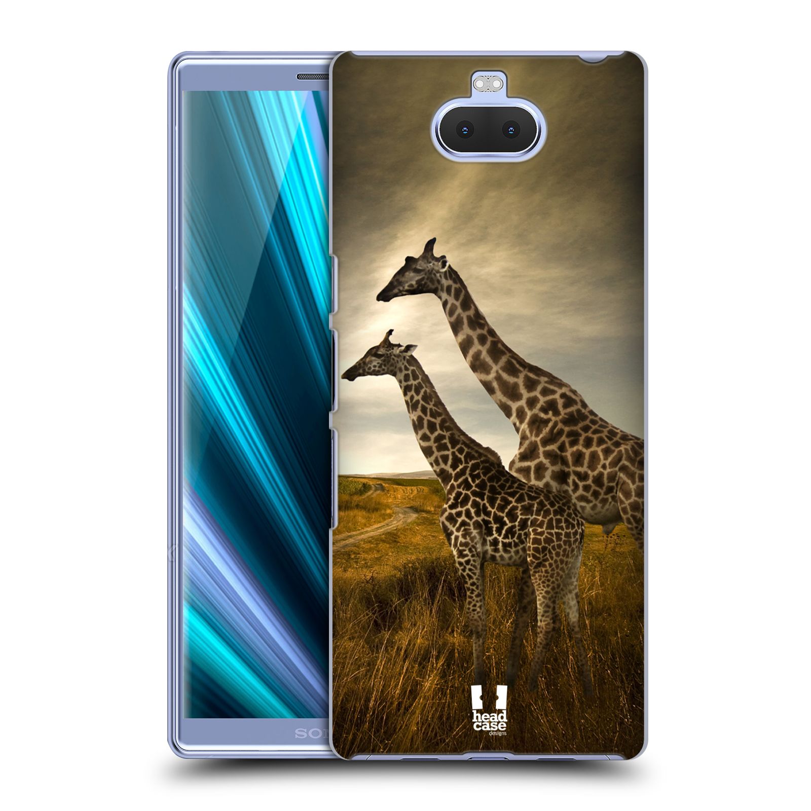 Zadní obal pro mobil Sony Xperia 10 - HEAD CASE - Svět zvířat žirafy