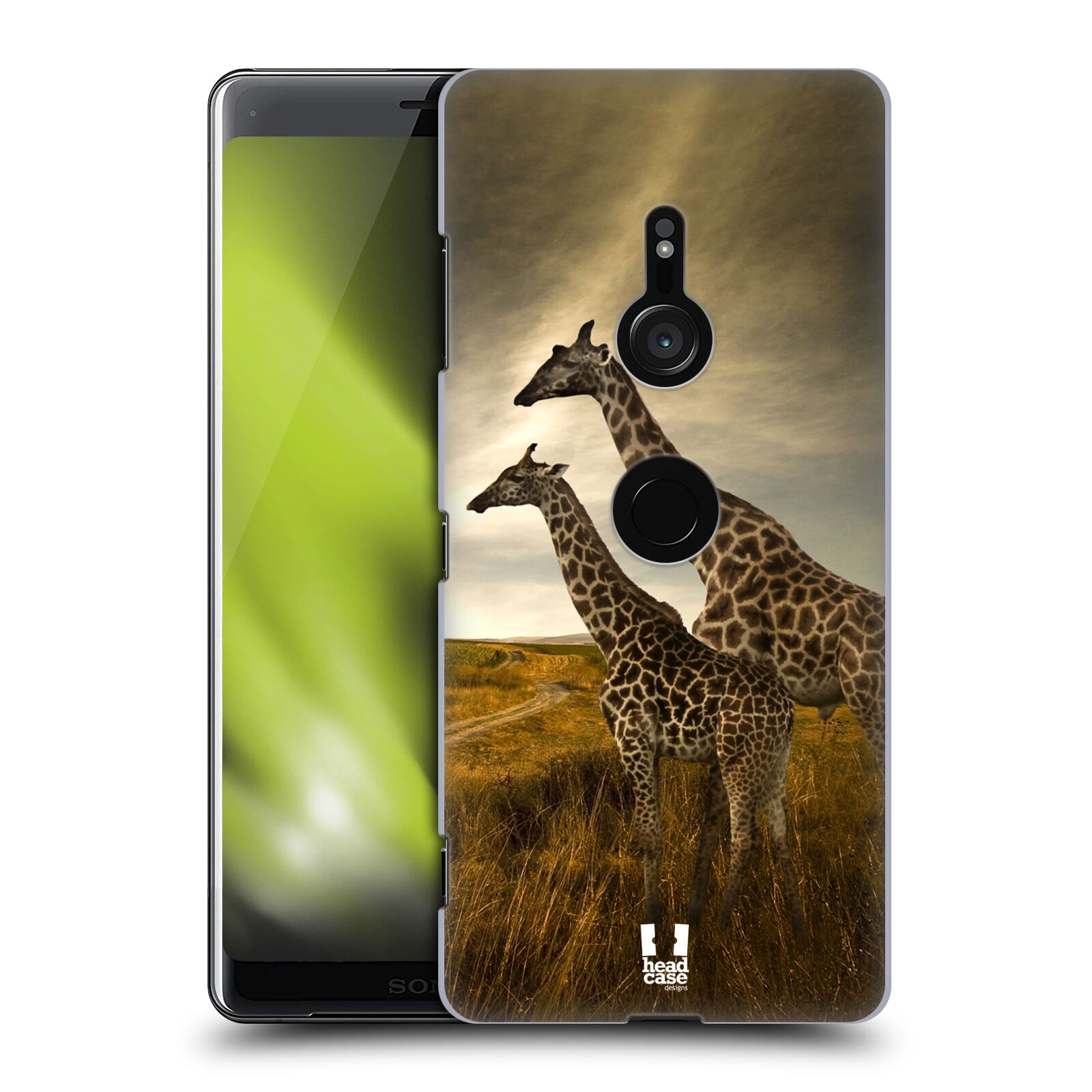 Zadní obal pro mobil Sony Xperia XZ3 - HEAD CASE - Svět zvířat žirafy