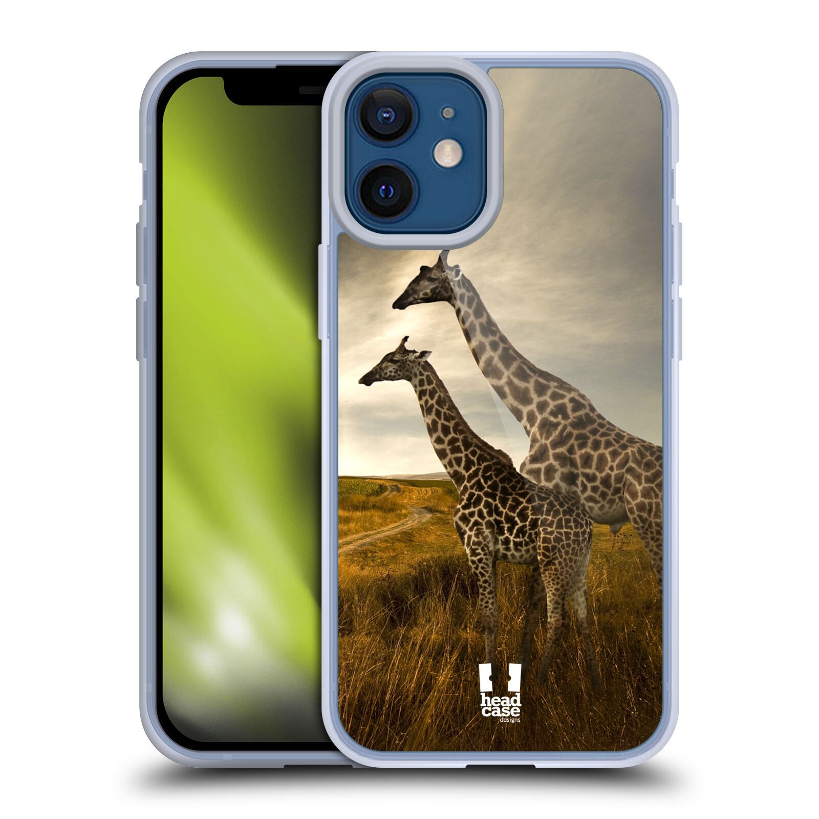 Plastový obal na mobil Apple Iphone 12 MINI vzor Divočina, Divoký život a zvířata foto AFRIKA ŽIRAFY VÝHLED