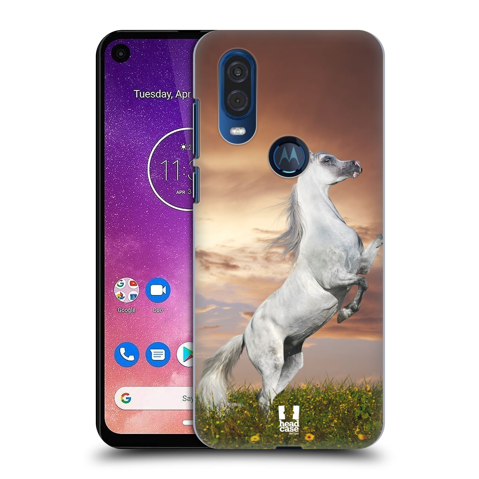 Zadní obal pro mobil Motorola One Vision - HEAD CASE - Svět zvířat divoký kůň