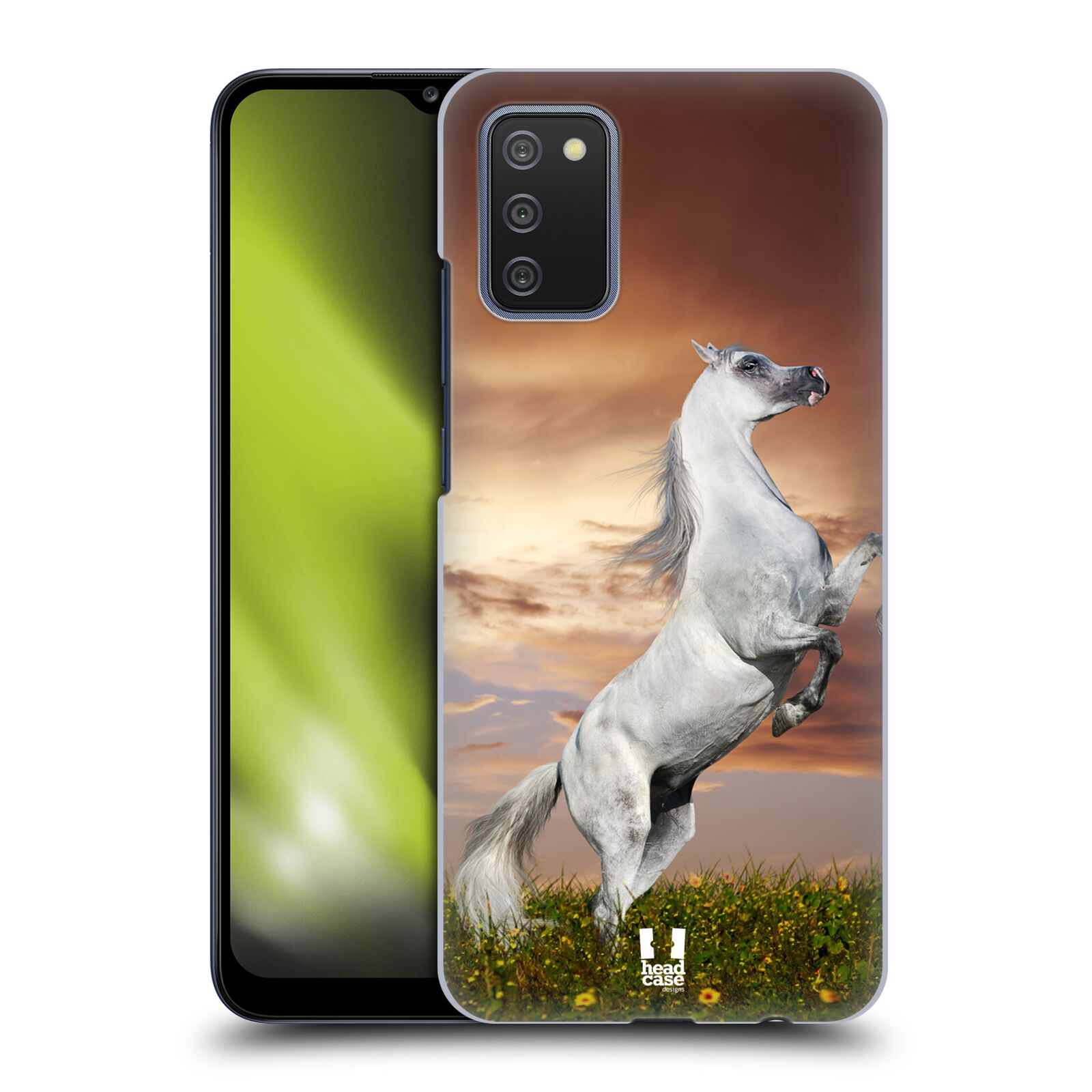 Zadní obal pro mobil Samsung Galaxy A02s / A03s - HEAD CASE - Svět zvířat divoký kůň